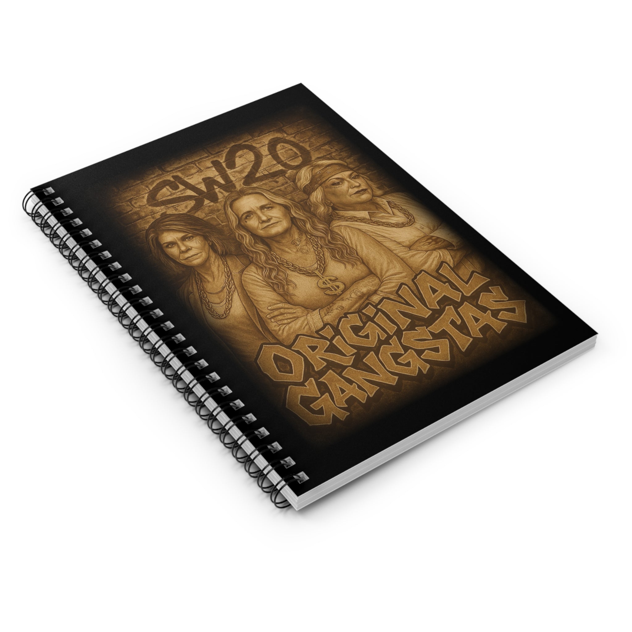 "Original Gangstas" - Small Spiral Notebook