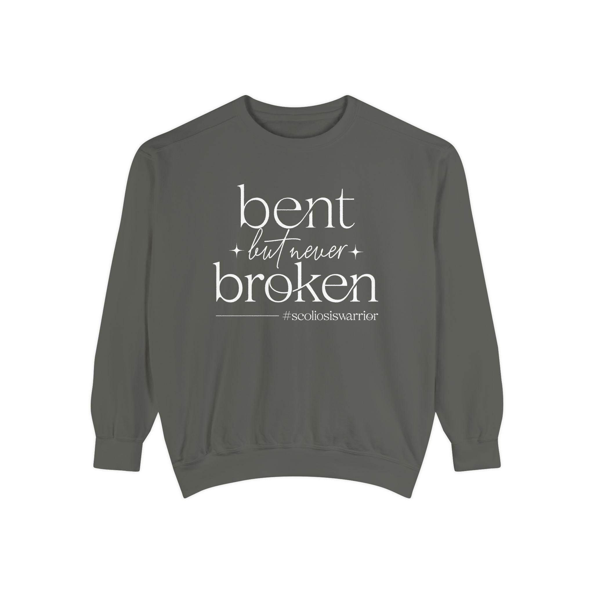 "Bent but Never Broken" - Unisex Crewneck Sweatshirt