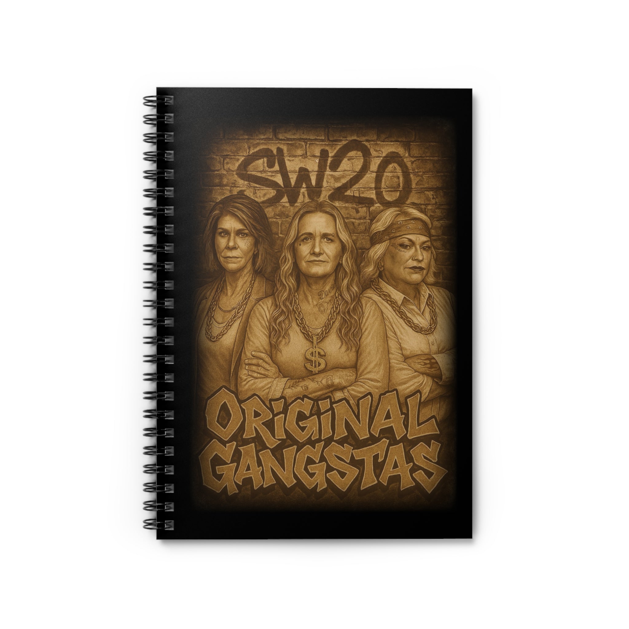 "Original Gangstas" - Small Spiral Notebook