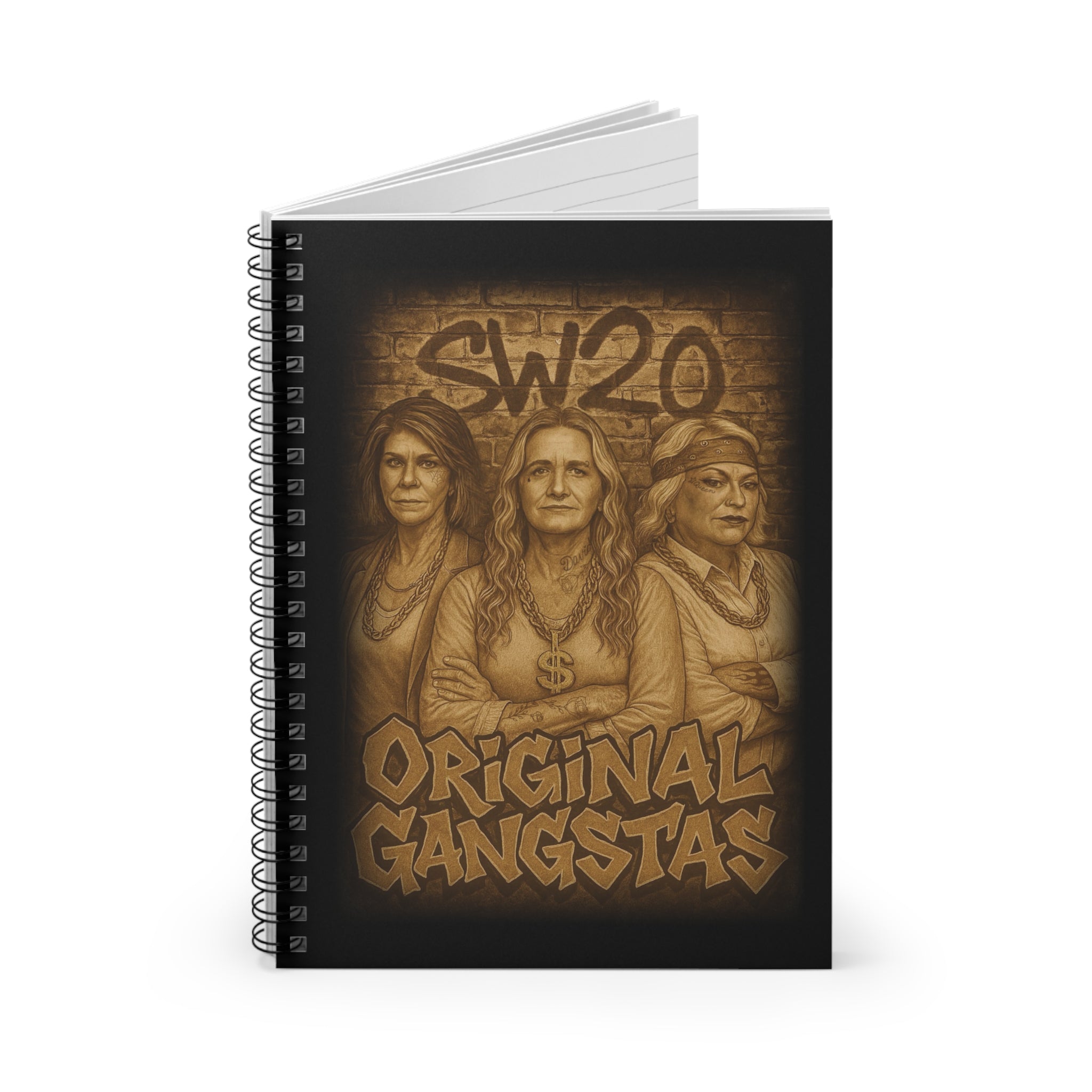 "Original Gangstas" - Small Spiral Notebook