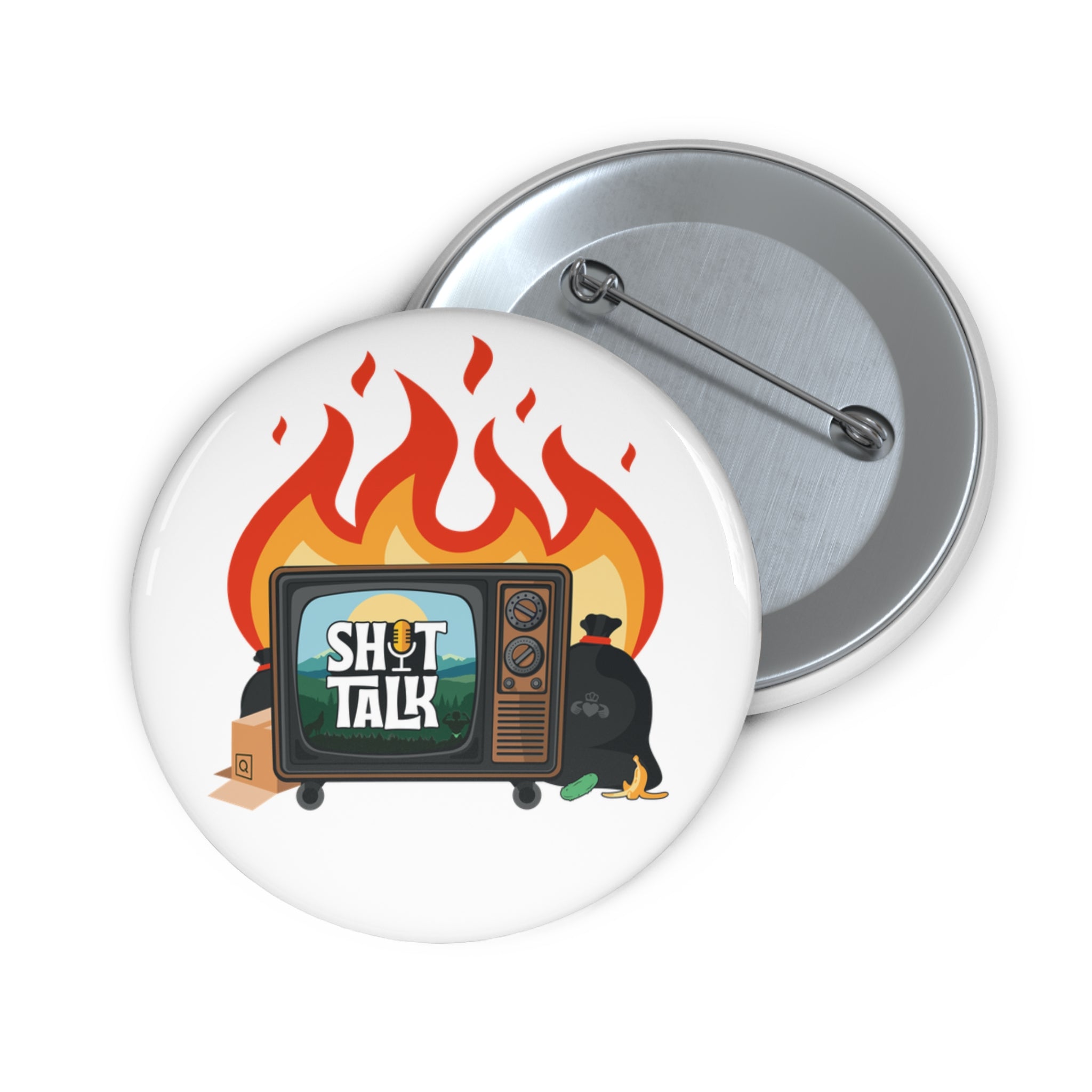 "Shit Talk" Official - Pin Button