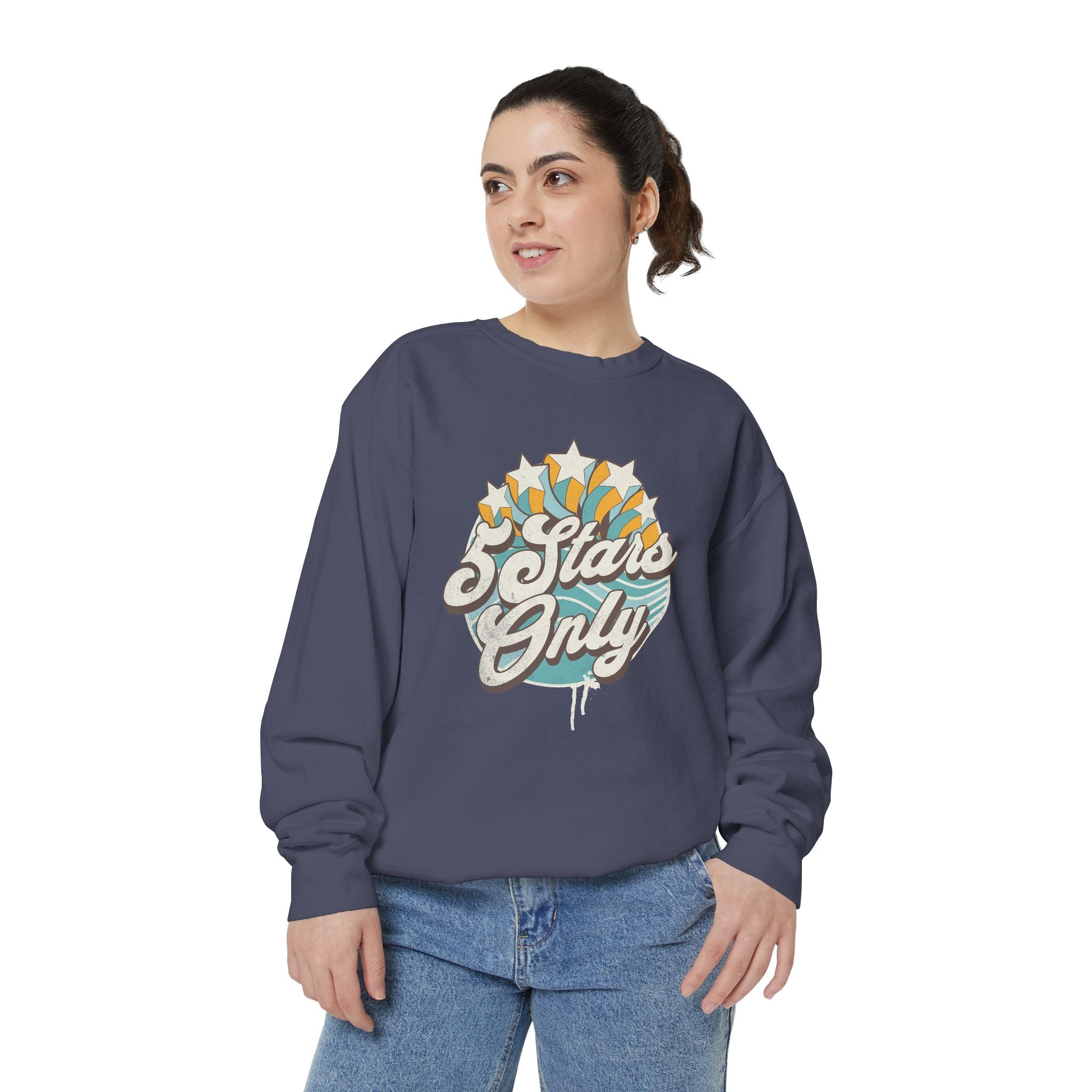 "5 Stars Only" - Unisex Crewneck Sweatshirt