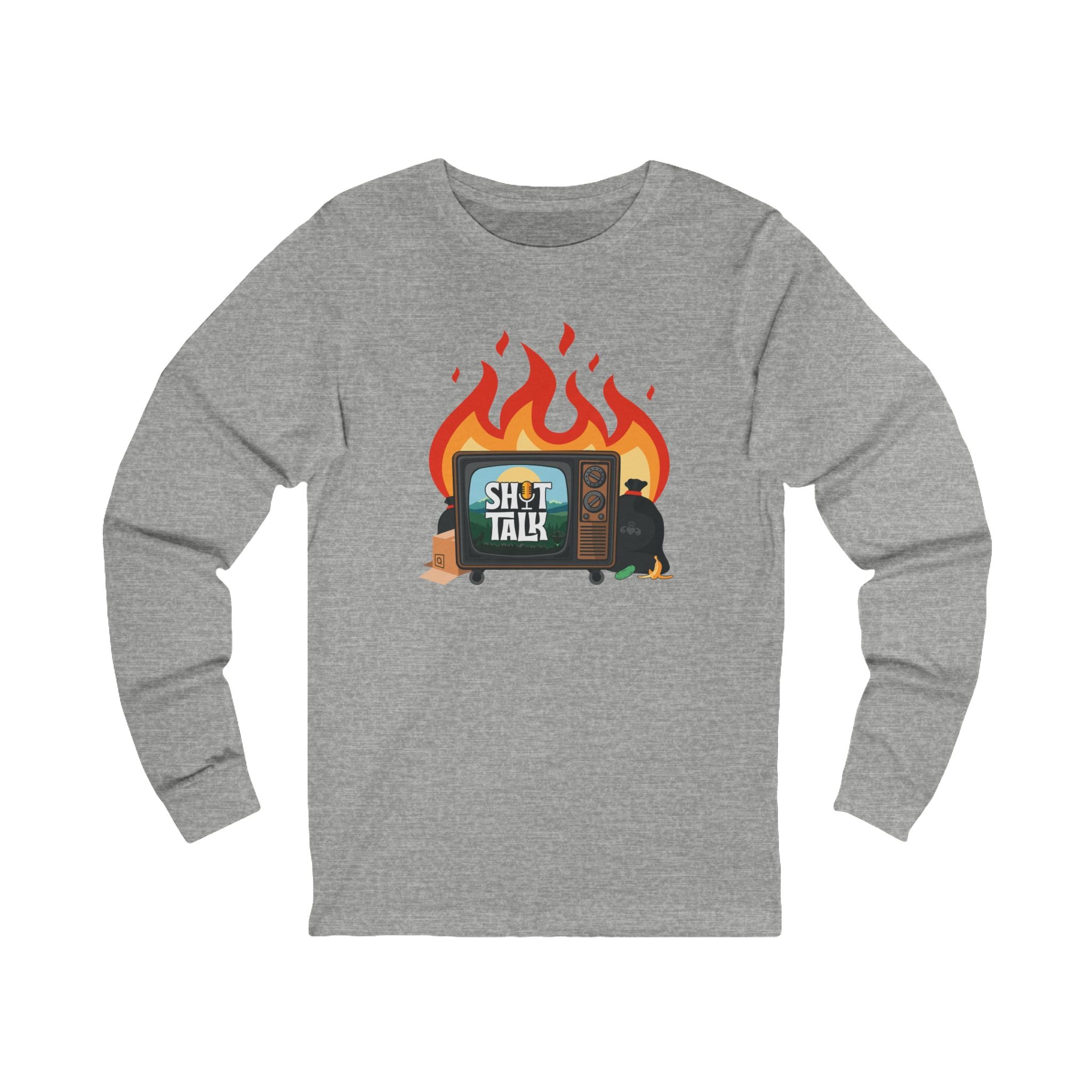 "Shit Talk" Official Logo - Unisex Long Sleeve Tee