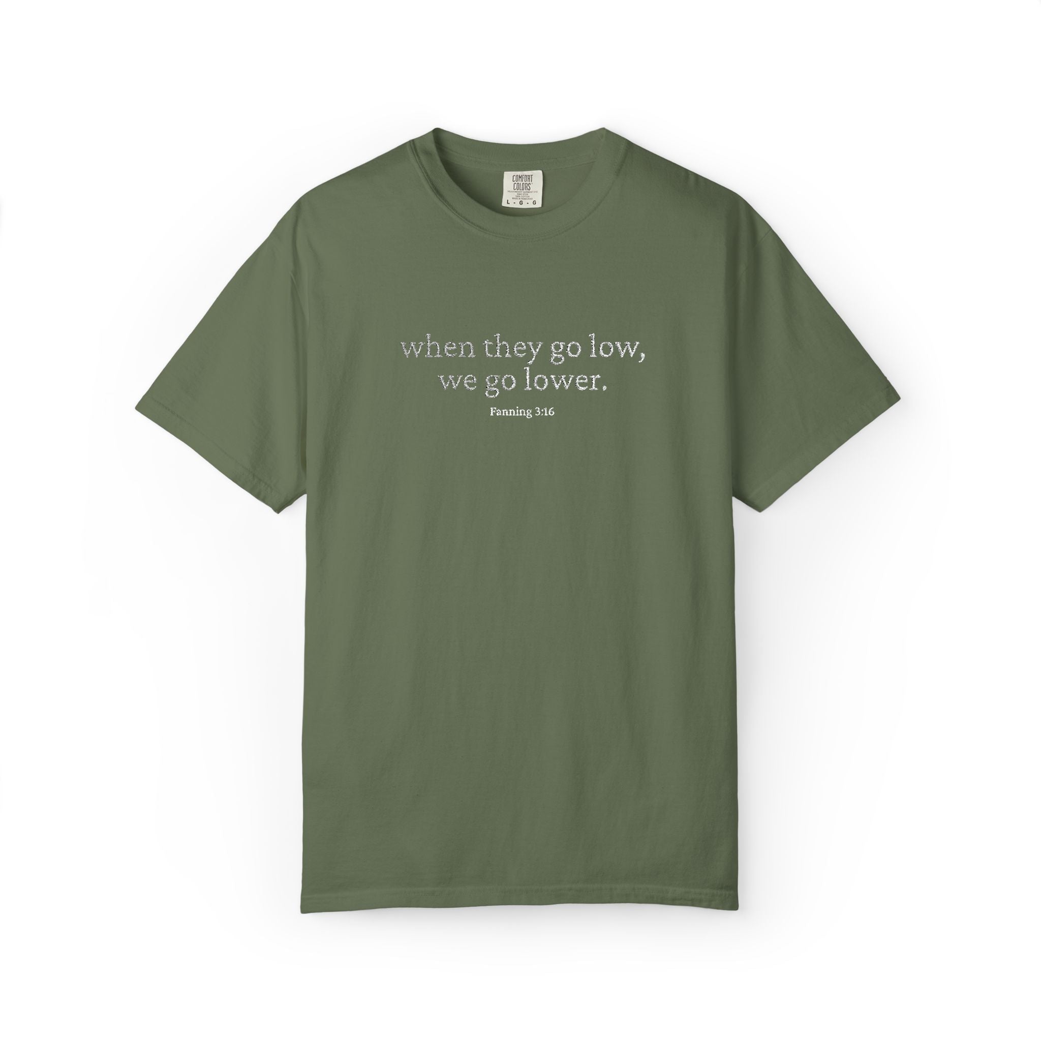 "when they go low..." - Unisex Garment-Dyed T-shirt