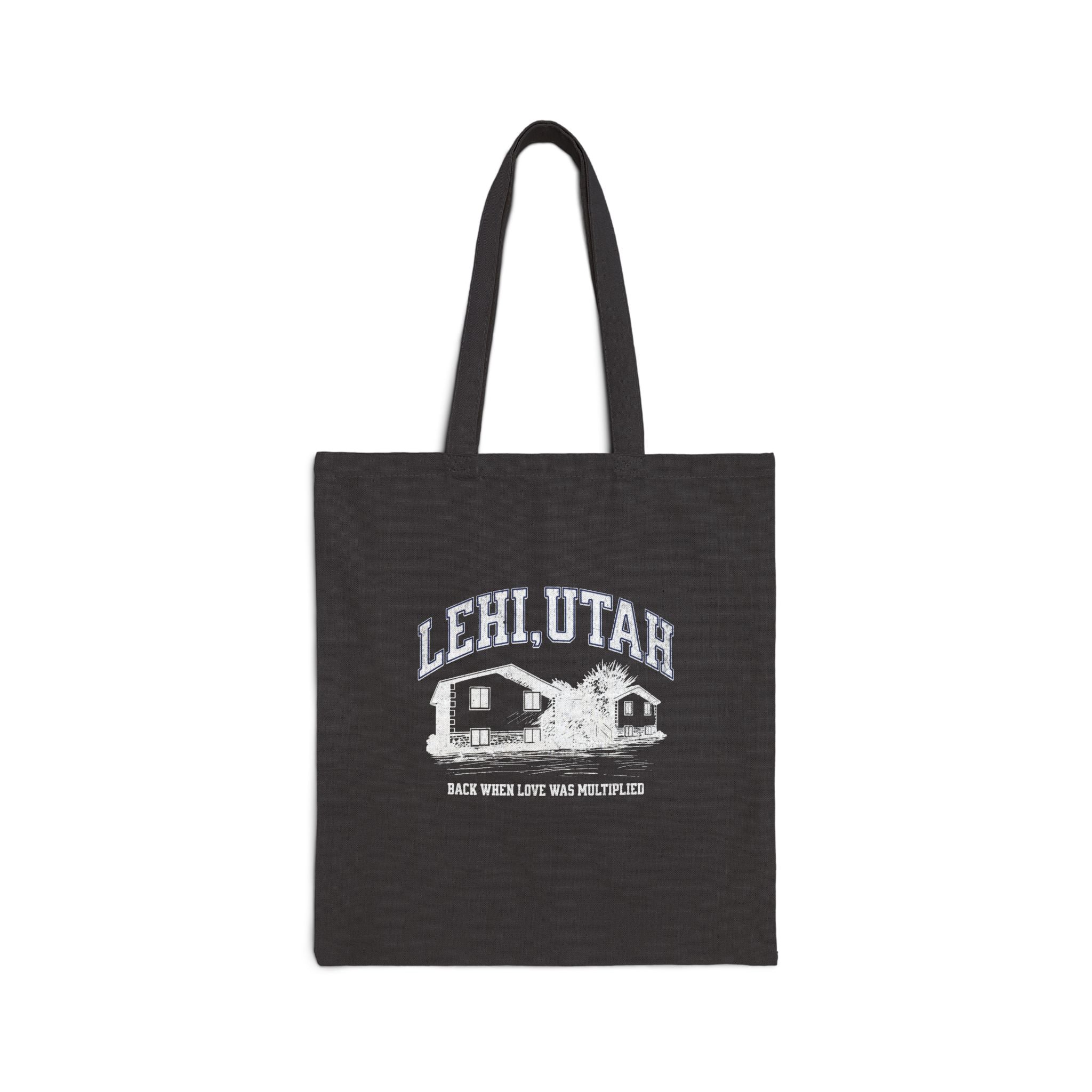 "Lehi, Utah" - Cotton Canvas Tote Bag