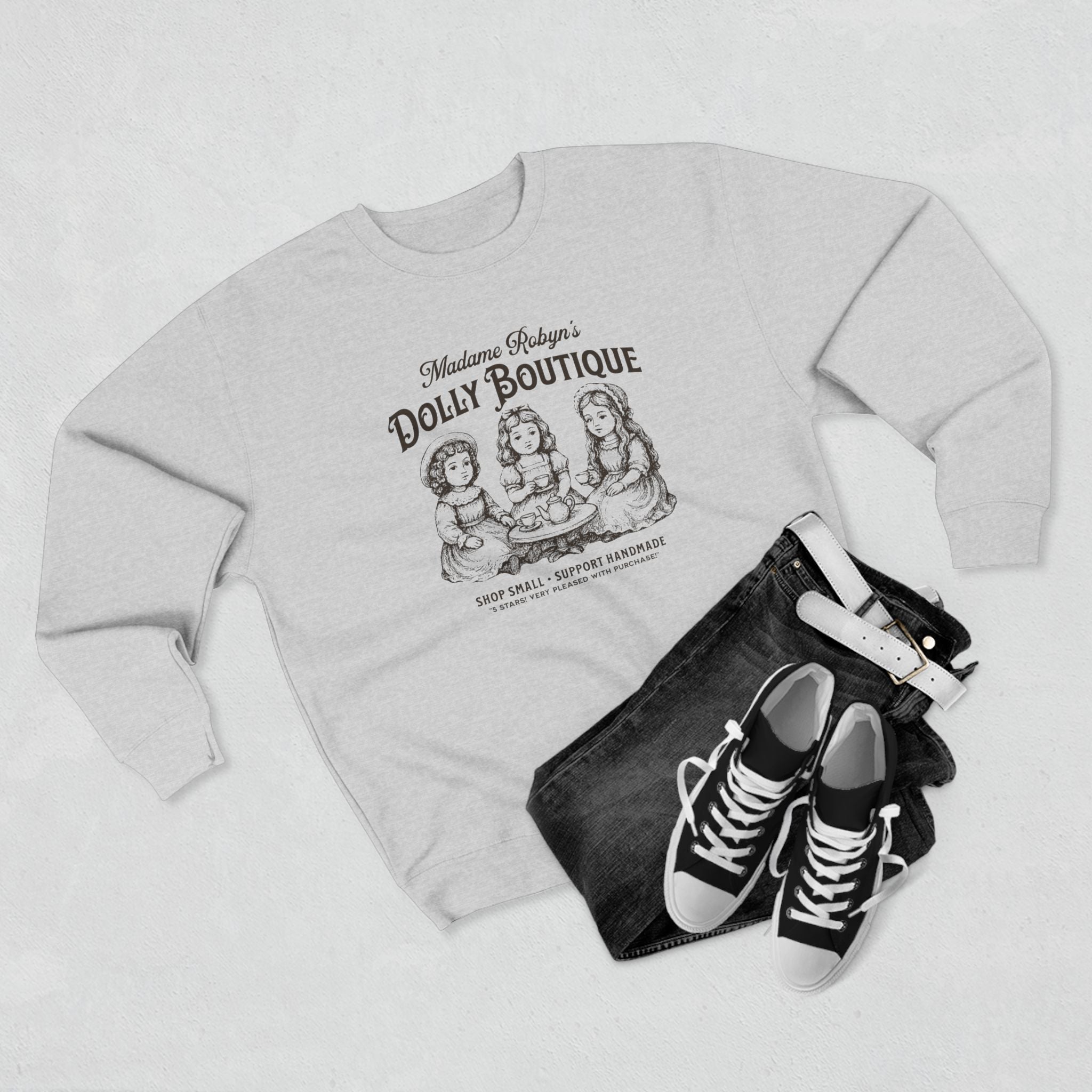 "Madame Robyn's Dolly Boutique" - Crewneck Sweatshirt