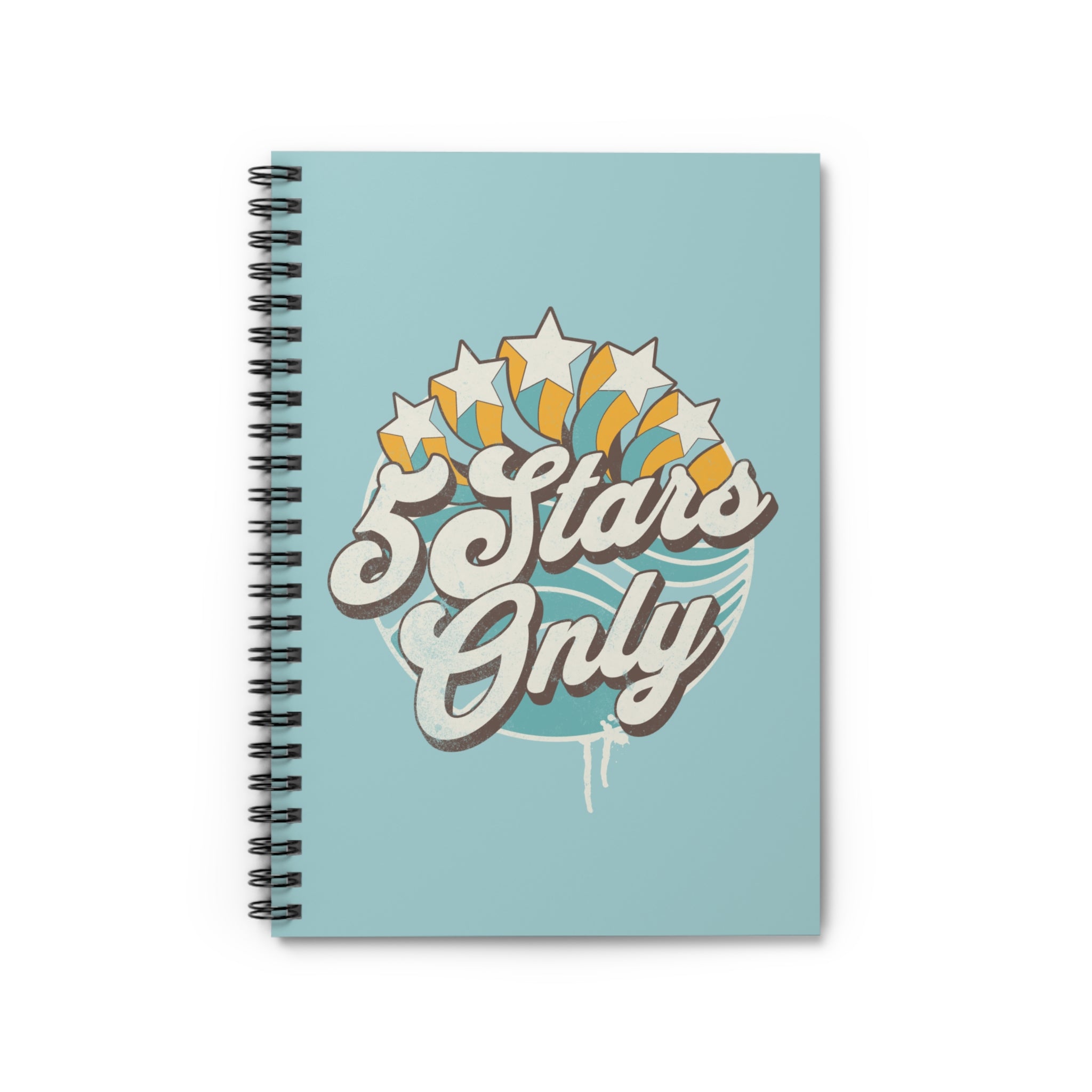"5 Stars Only" - Small Spiral Notebook