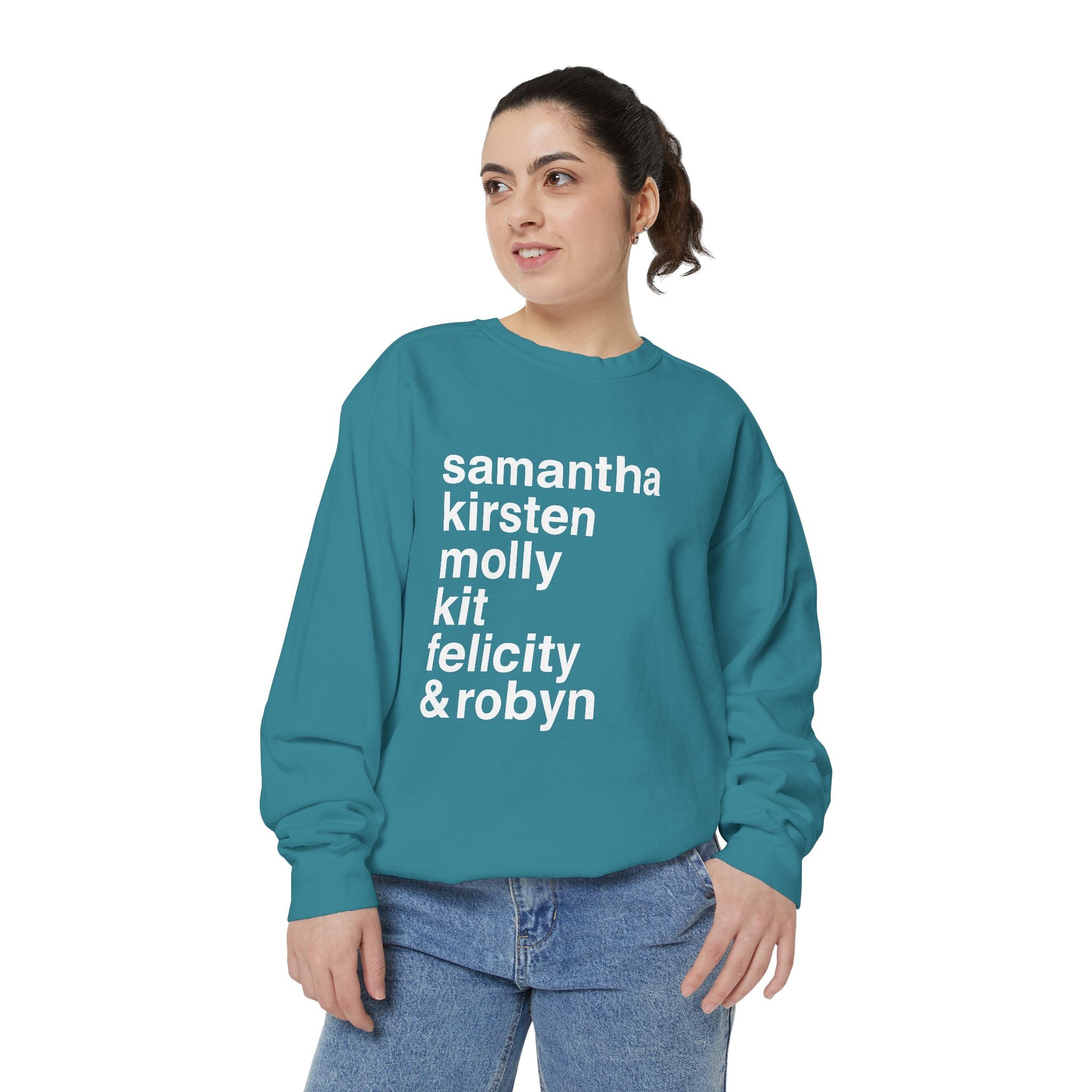 "American Girlie Dolls...and Robyn" - Unisex Crewneck Sweatshirt