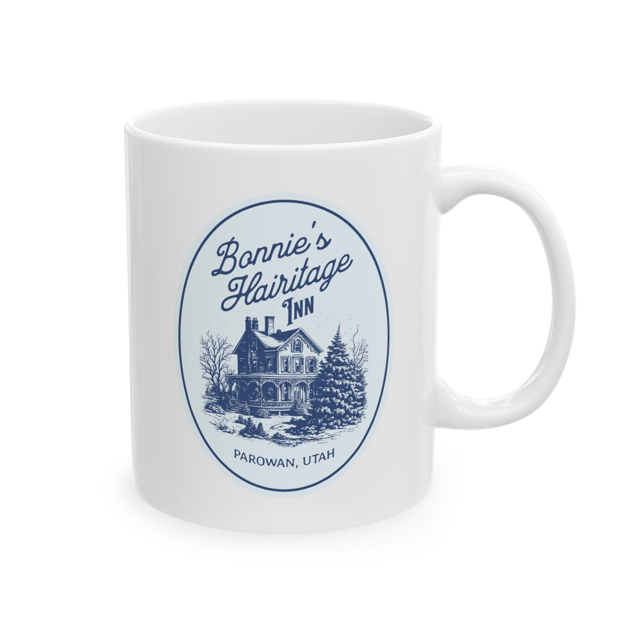 "Bonnie's Hairitage Inn" - Ceramic Coffee Mug