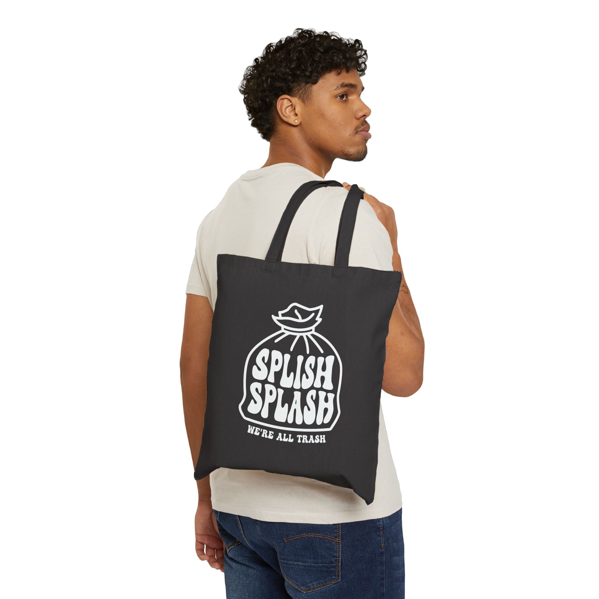 "Splish Splash" - Cotton Canvas Tote Bag