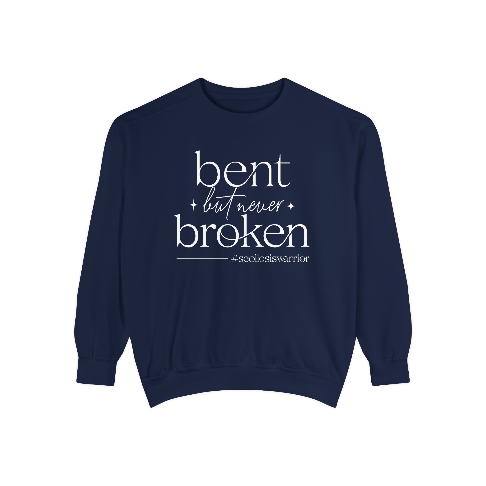 "Bent but Never Broken" - Unisex Crewneck Sweatshirt
