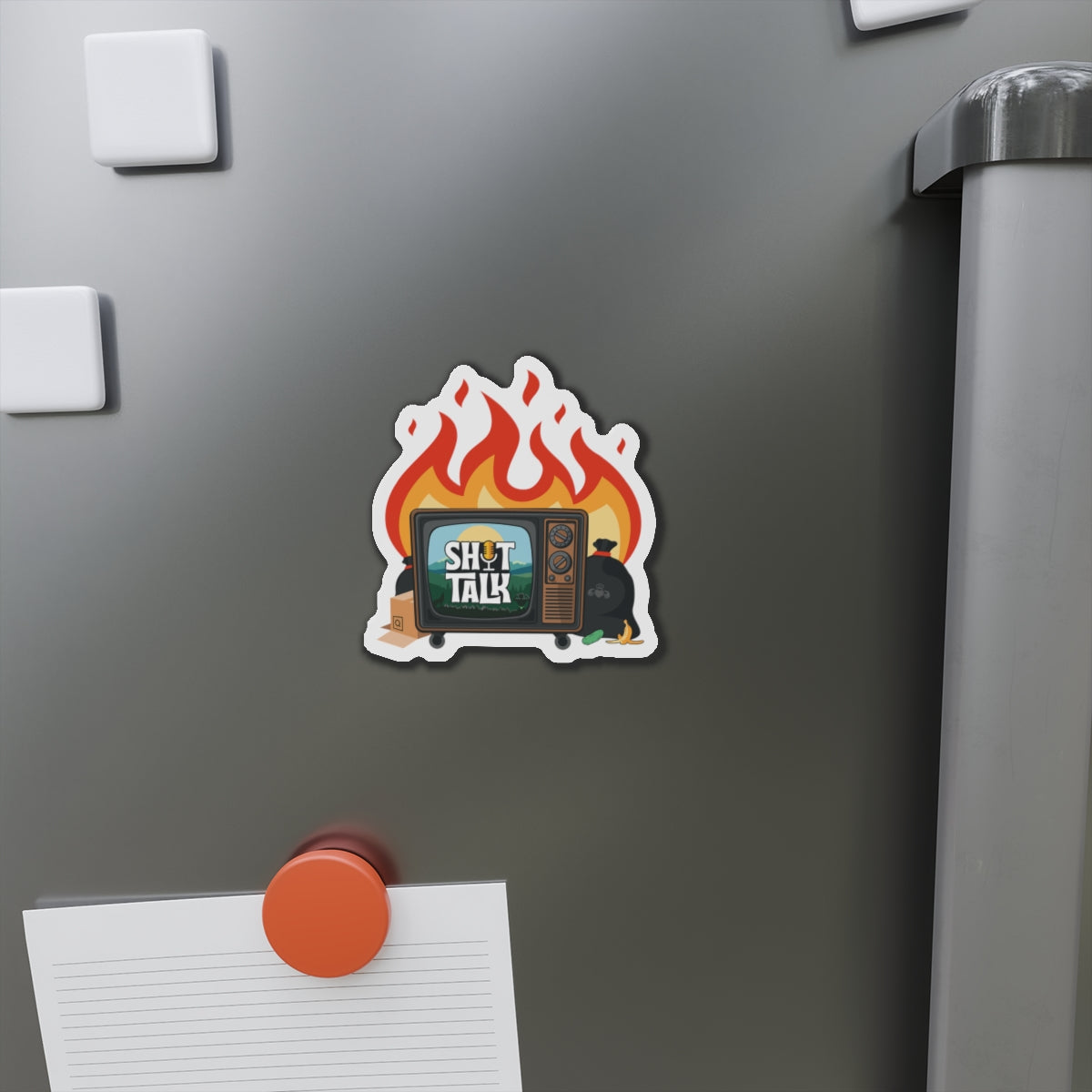 "Shit Talk" Official Logo - Die-Cut Magnets