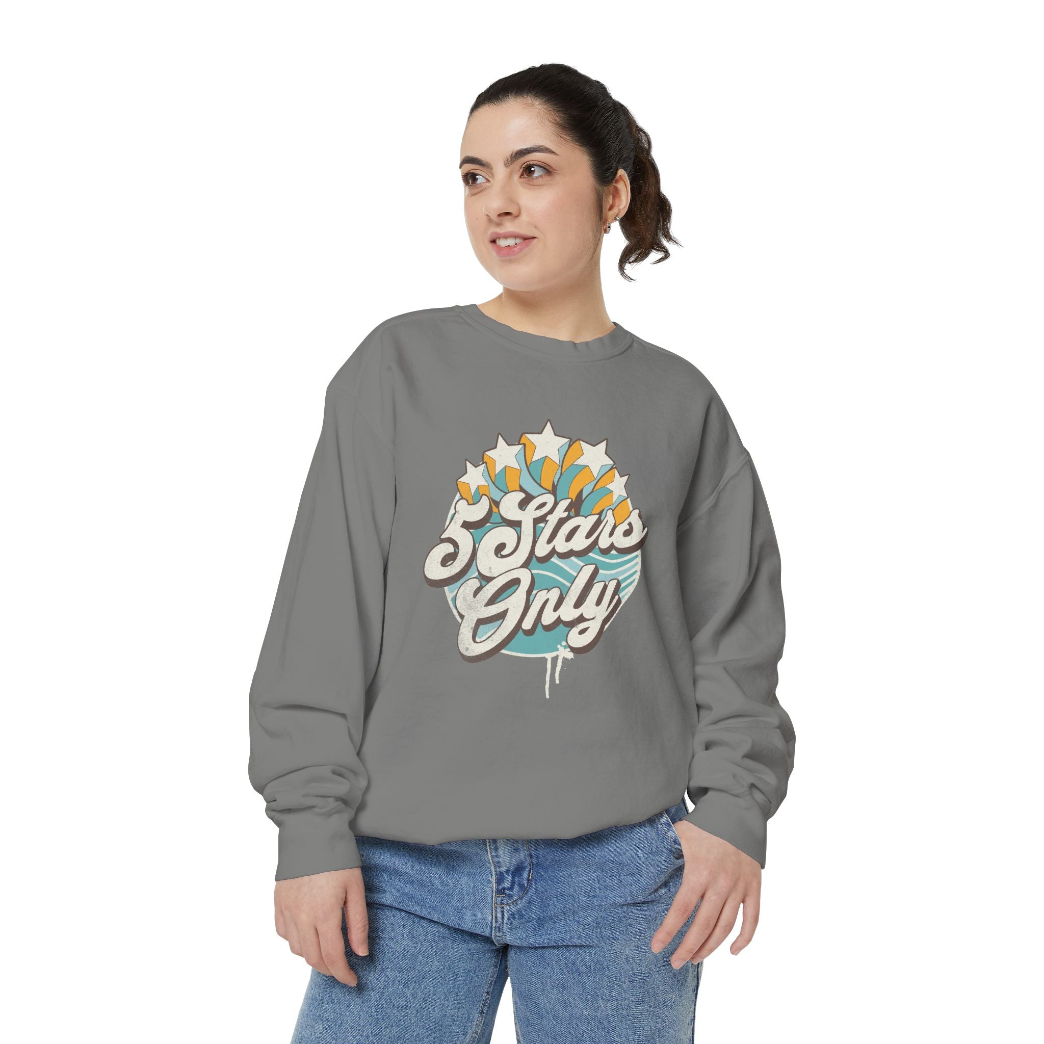 "5 Stars Only" - Unisex Crewneck Sweatshirt