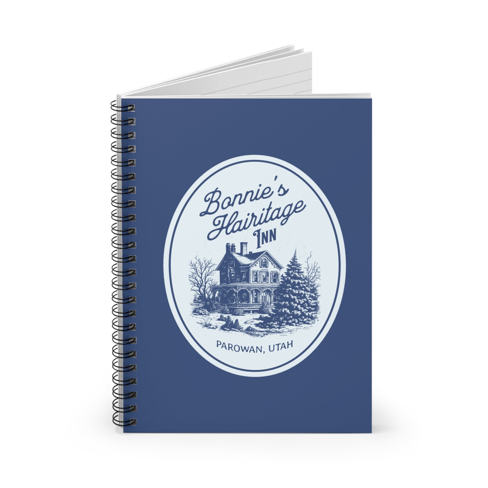 "Bonnie's Hairitage Inn" - Small Spiral Notebook