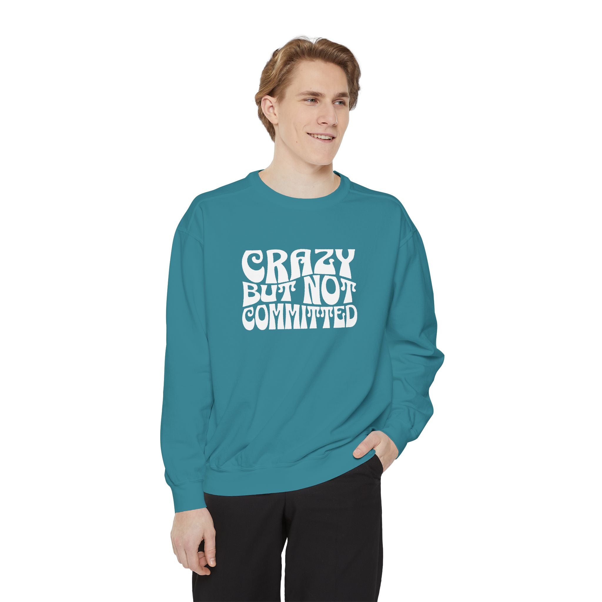 "Crazy but Not Committed" (No Pills) - Unisex Crewneck Sweatshirt