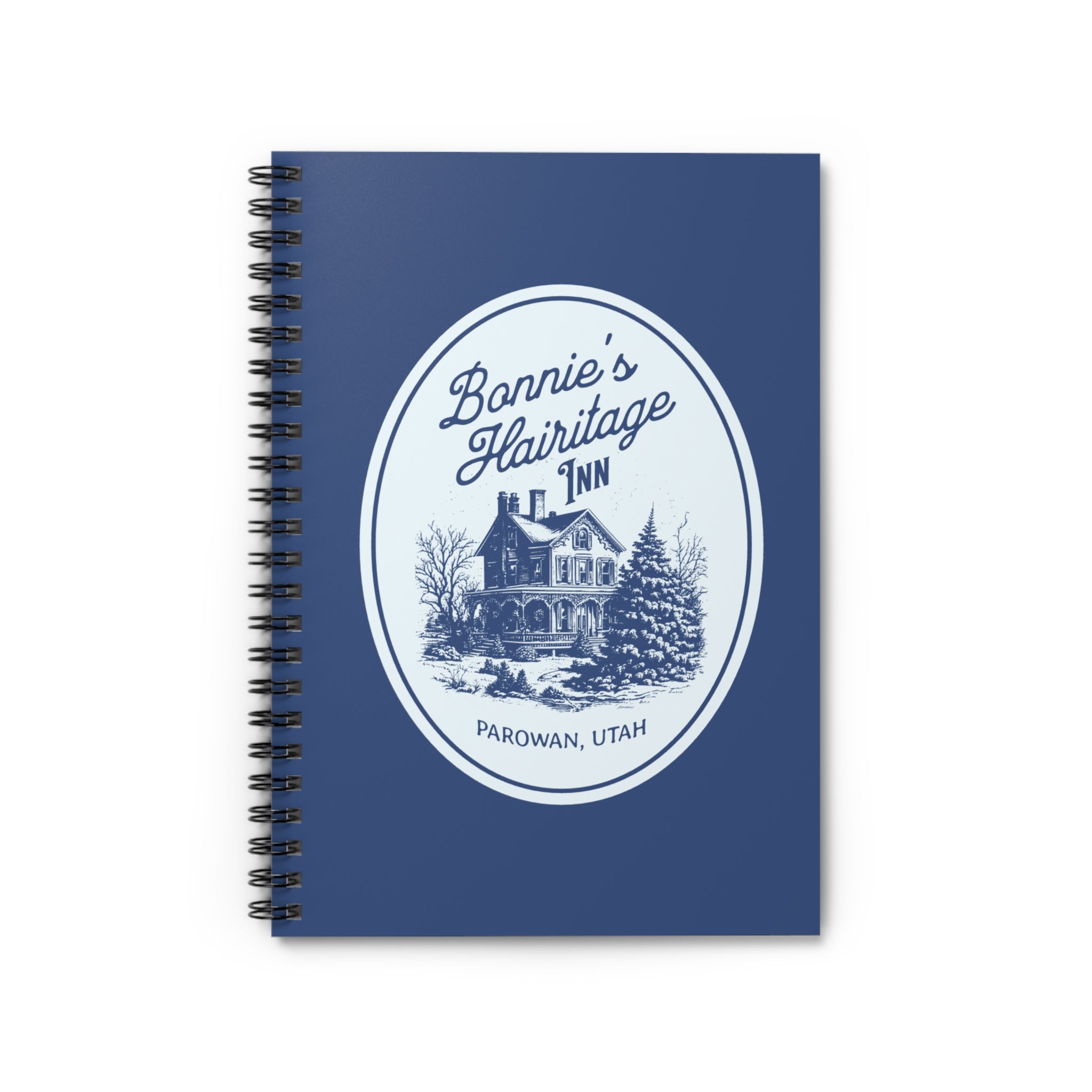 "Bonnie's Hairitage Inn" - Small Spiral Notebook