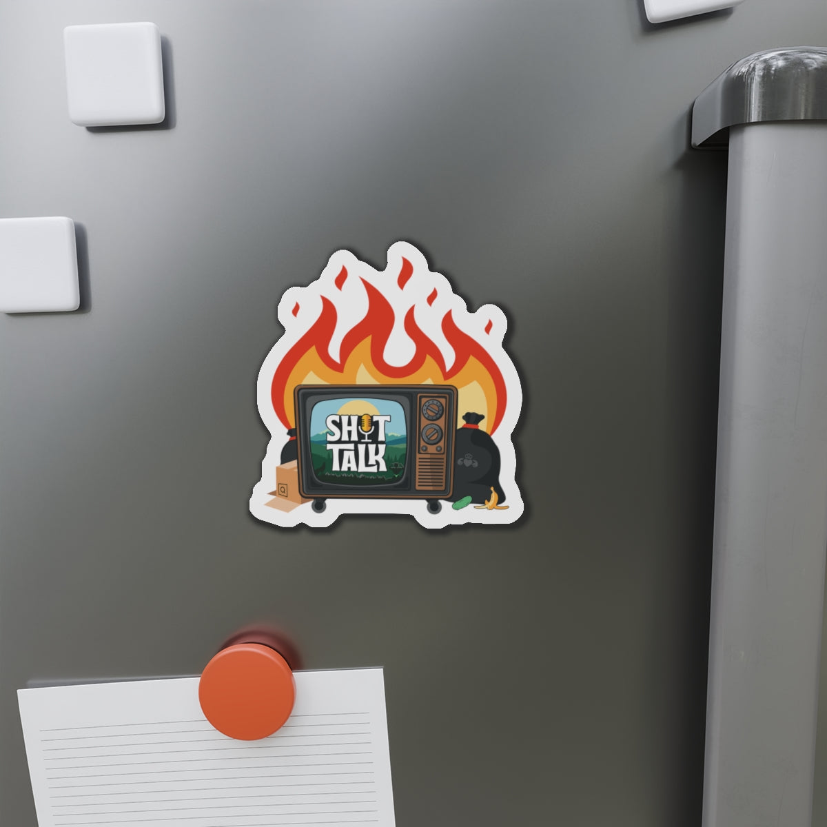 "Shit Talk" Official Logo - Die-Cut Magnets