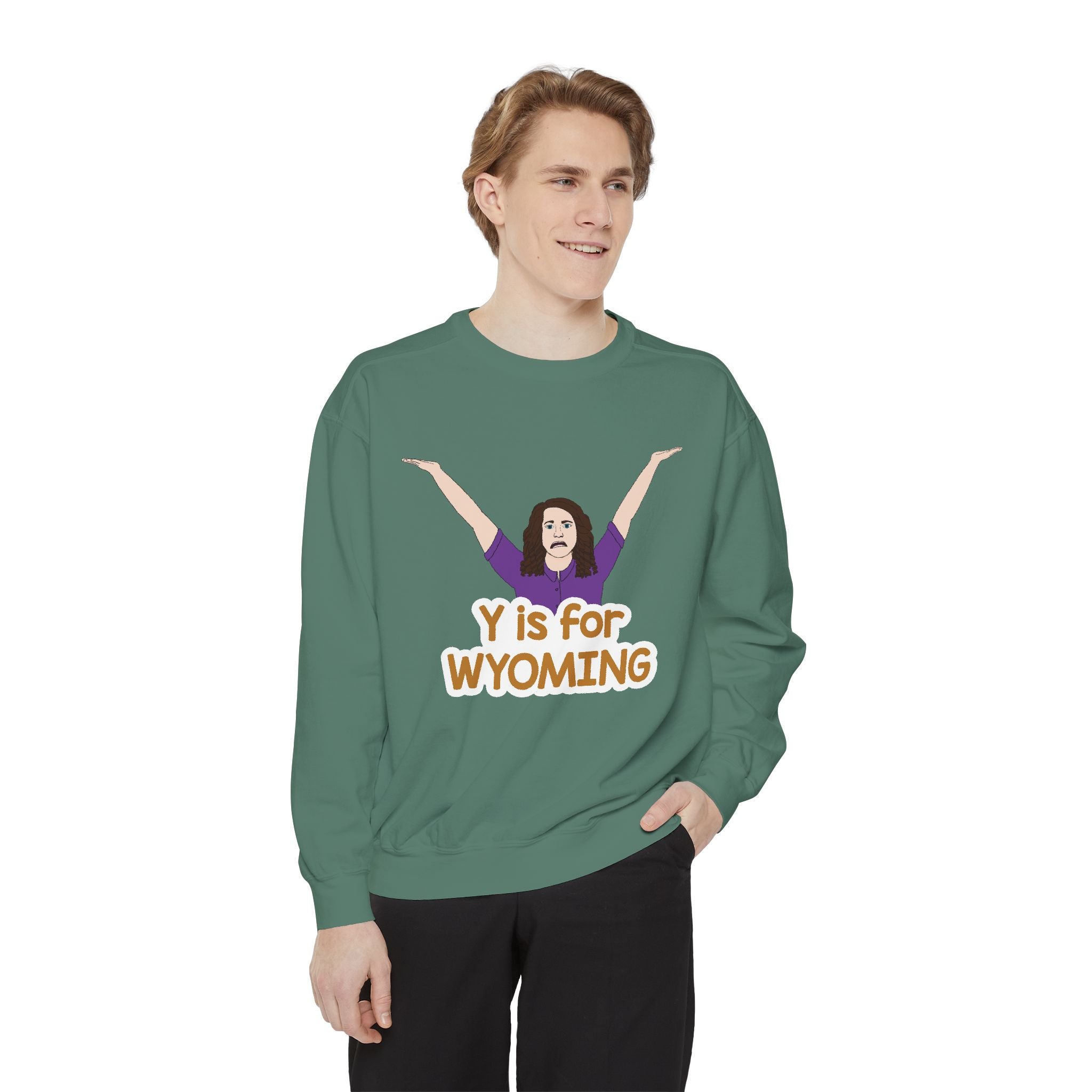 "Y is for WYOMING" - Unisex Crewneck Sweatshirt