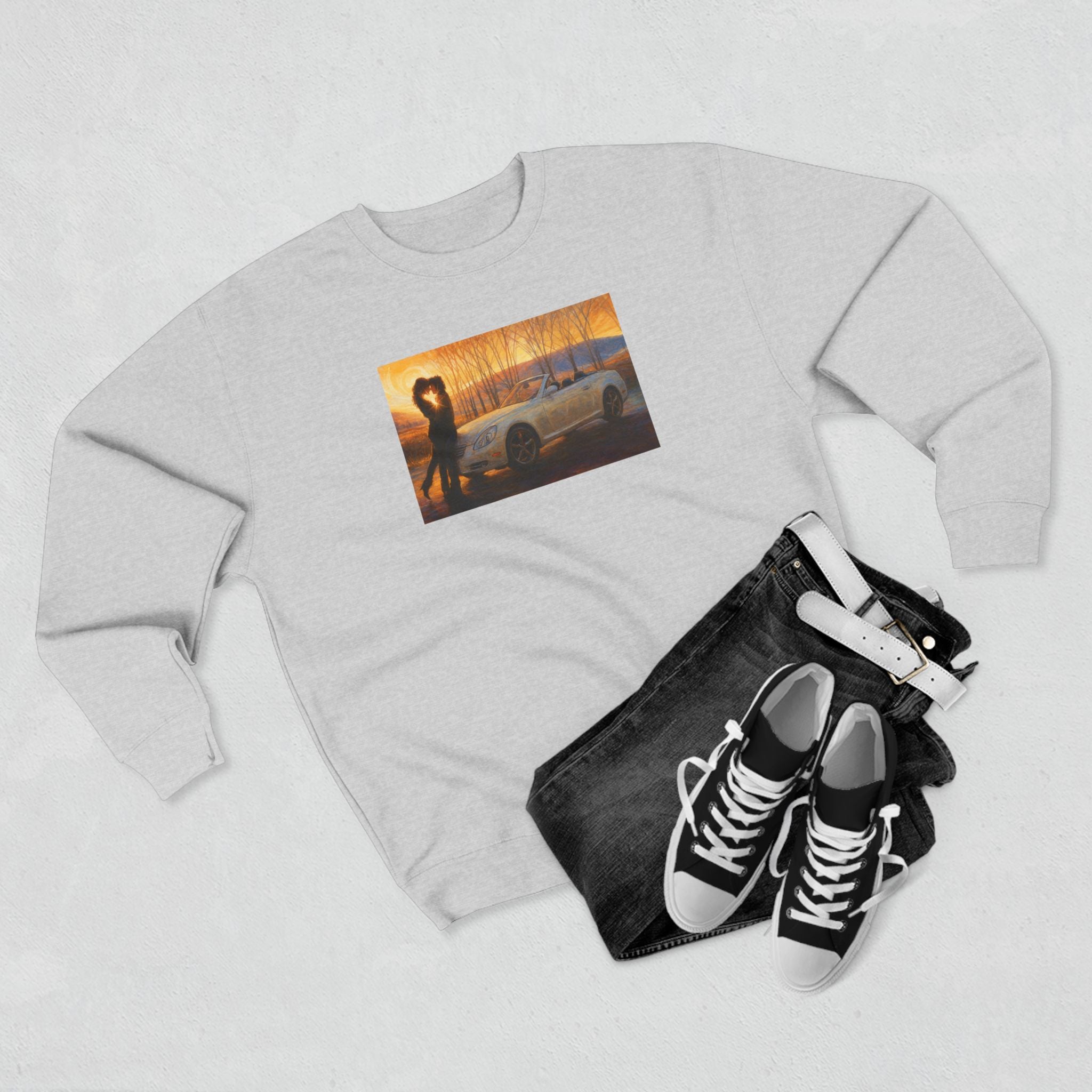 "Soul Mates" feat. The Fanning's Little White Sports Car - Crewneck Sweatshirt