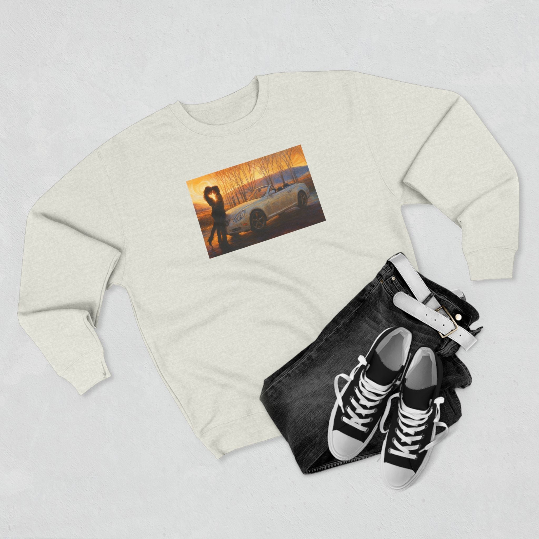 "Soul Mates" feat. The Fanning's Little White Sports Car - Crewneck Sweatshirt