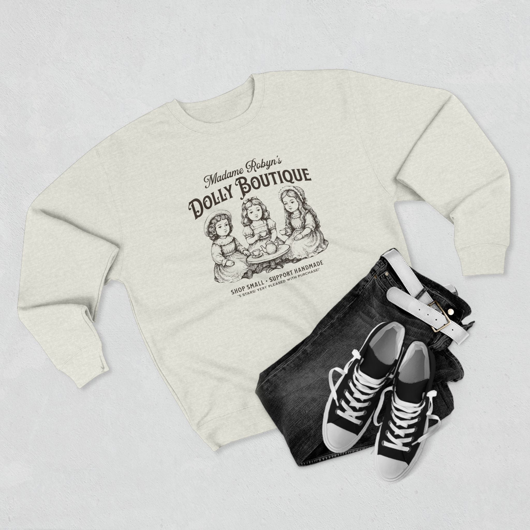 "Madame Robyn's Dolly Boutique" - Crewneck Sweatshirt