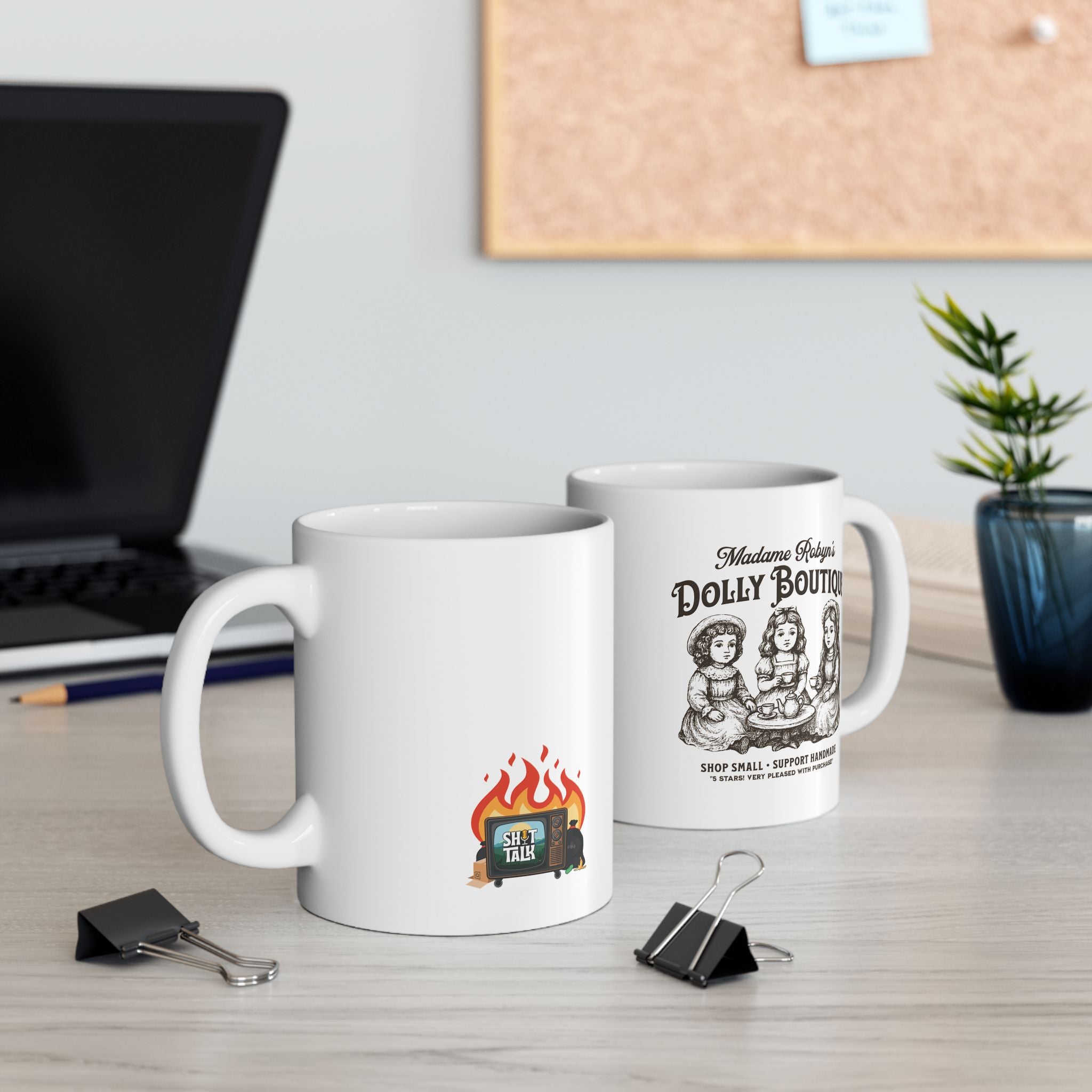 "Madame Robyn's Dolly Boutique" - Ceramic Coffee Mug