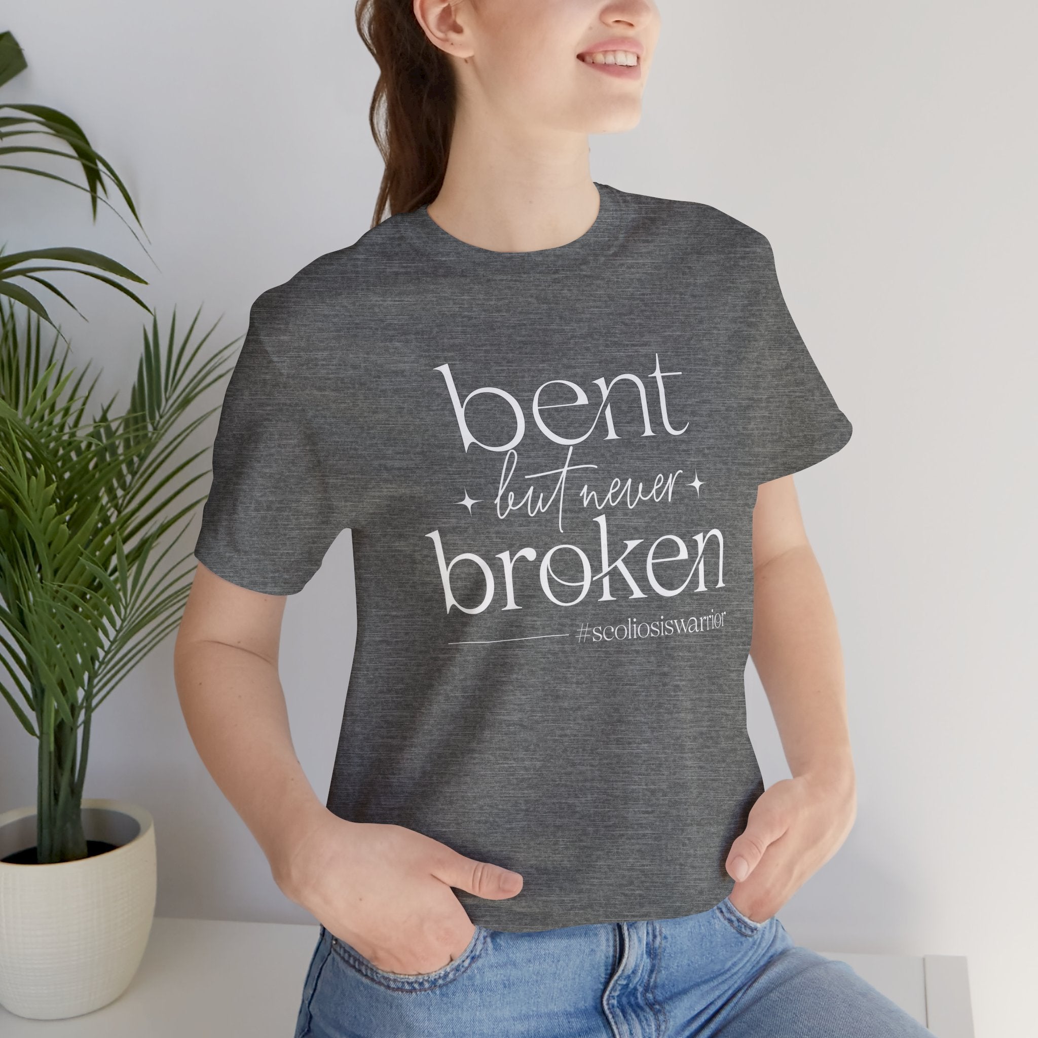 "Bent But Never Broken" - Inspirational Unisex Tee