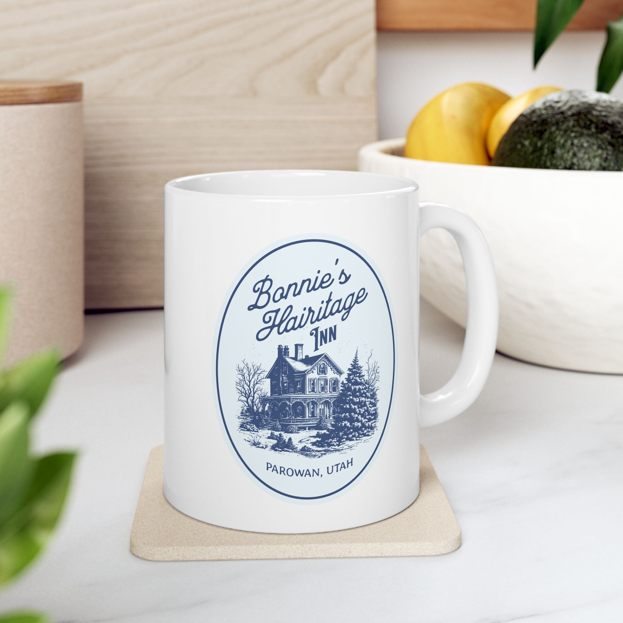 "Bonnie's Hairitage Inn" - Ceramic Coffee Mug