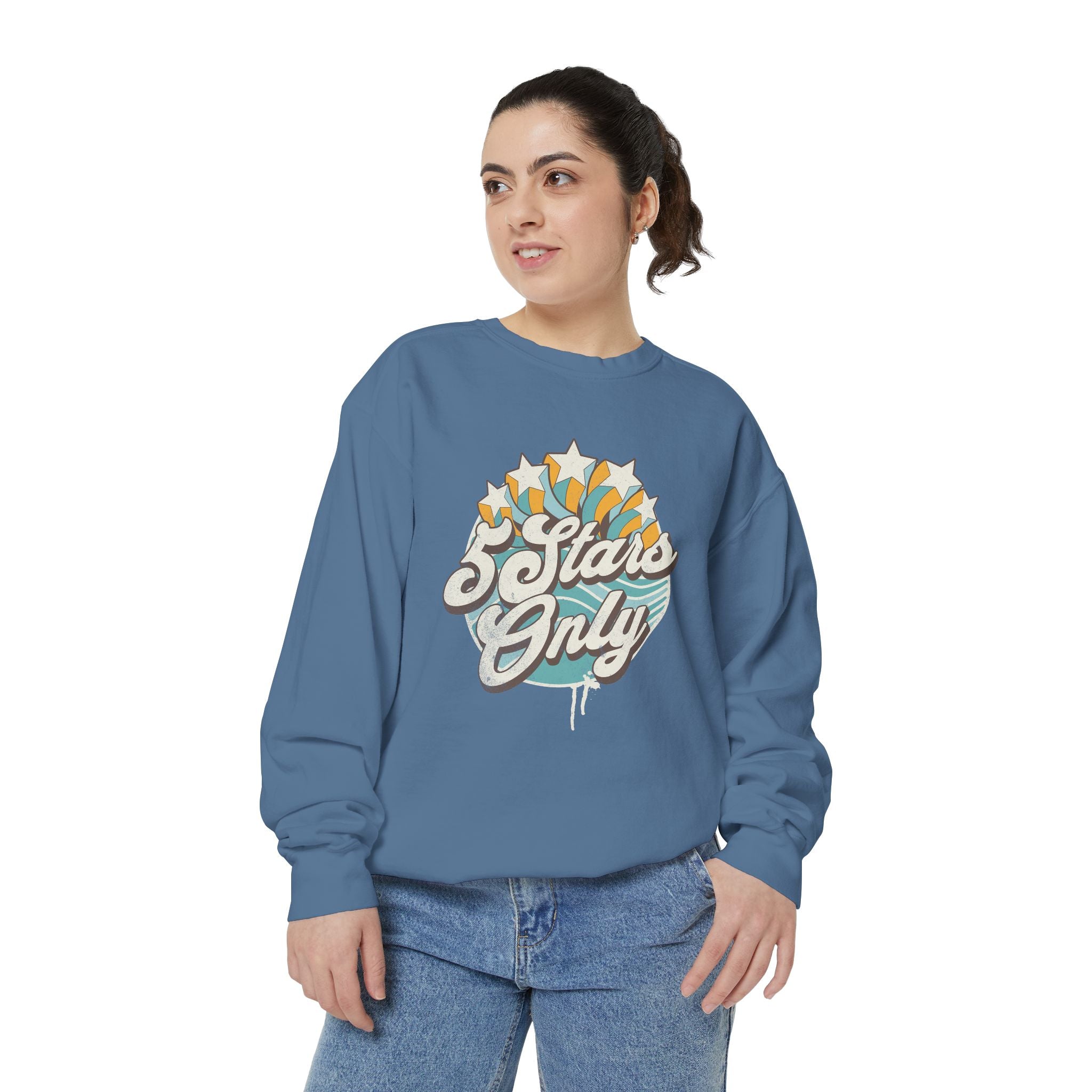 "5 Stars Only" - Unisex Crewneck Sweatshirt