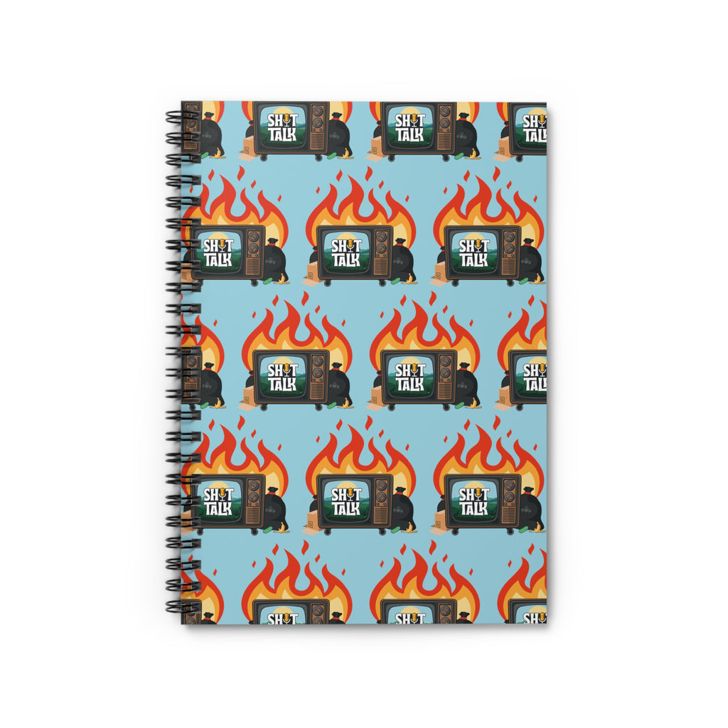 "Shit Talk" Official Logo - Small Spiral Notebook