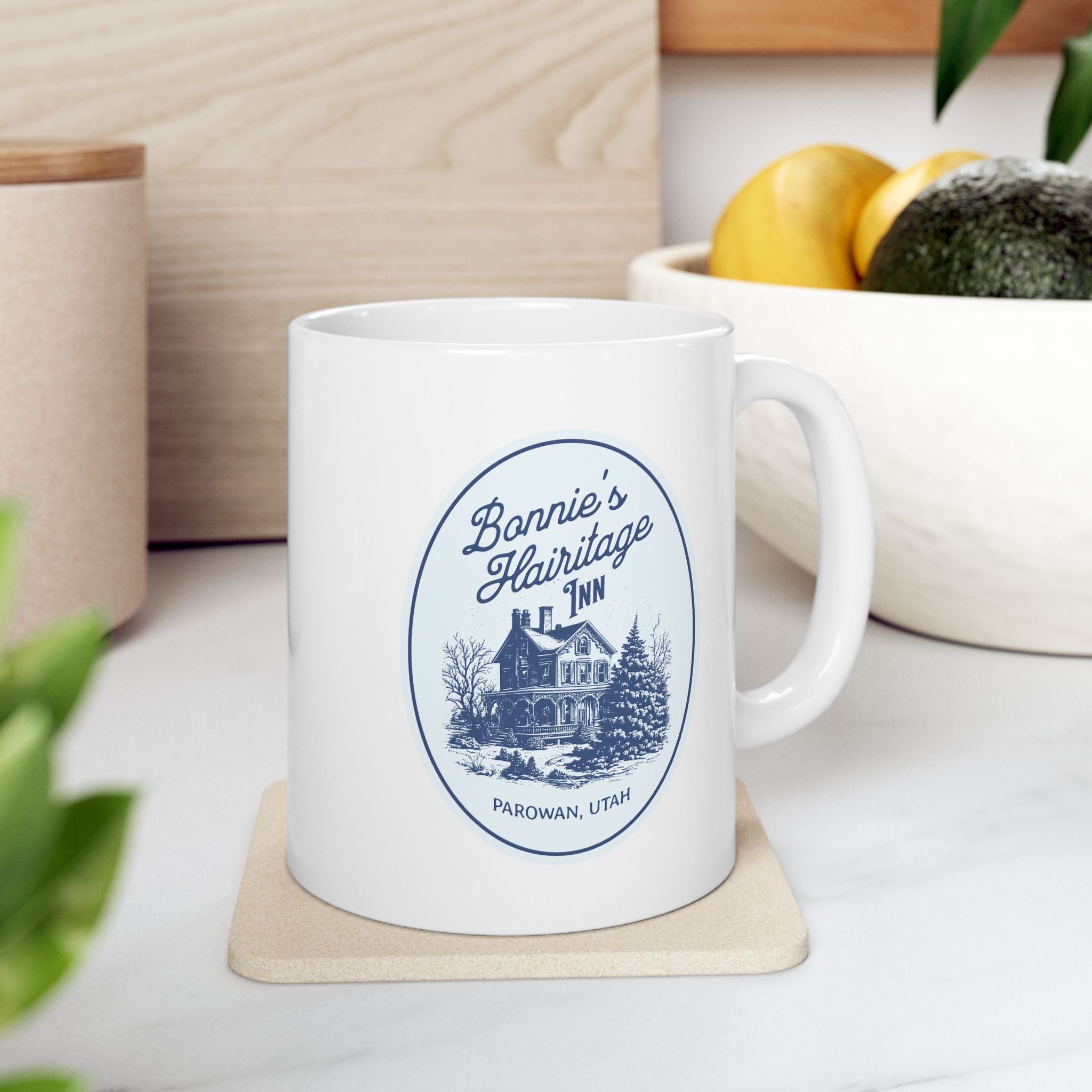 "Bonnie's Hairitage Inn" - Ceramic Coffee Mug
