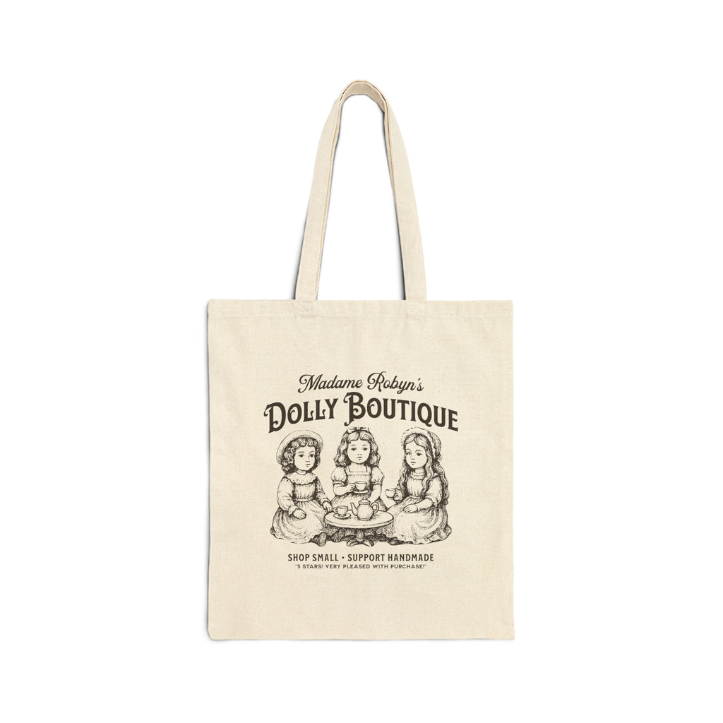 "Madame Robyn's Dolly Boutique" - Canvas Tote Bag