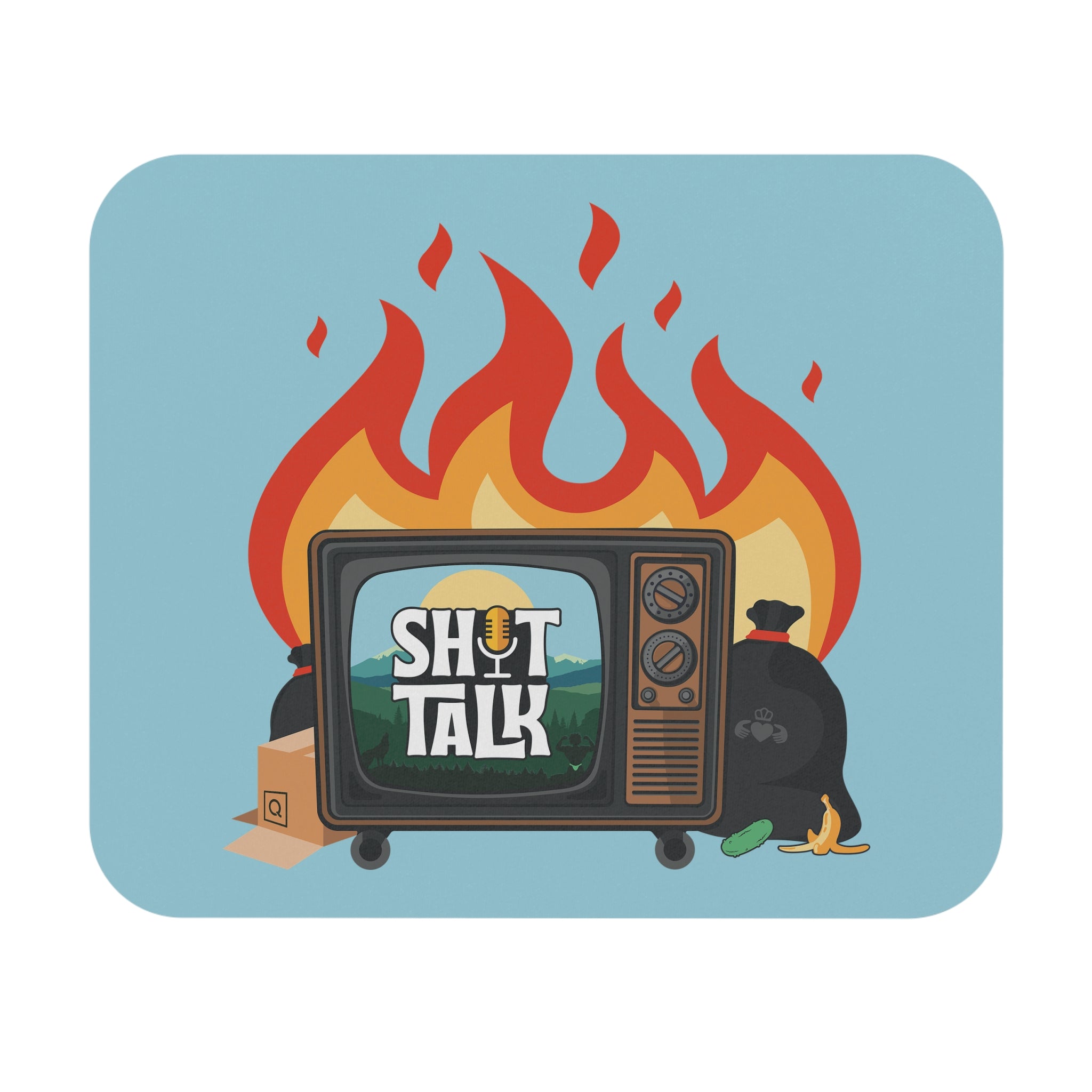 "Shit Talk" Official Logo -  Mouse Pad