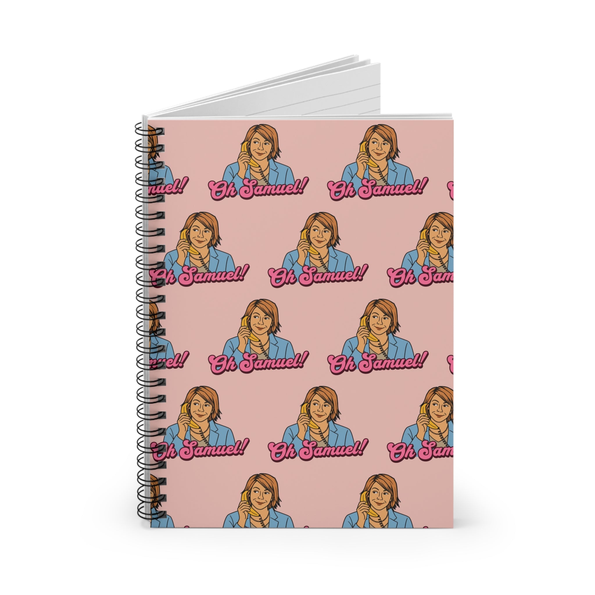 "Oh Samuel" - Small Spiral Notebook