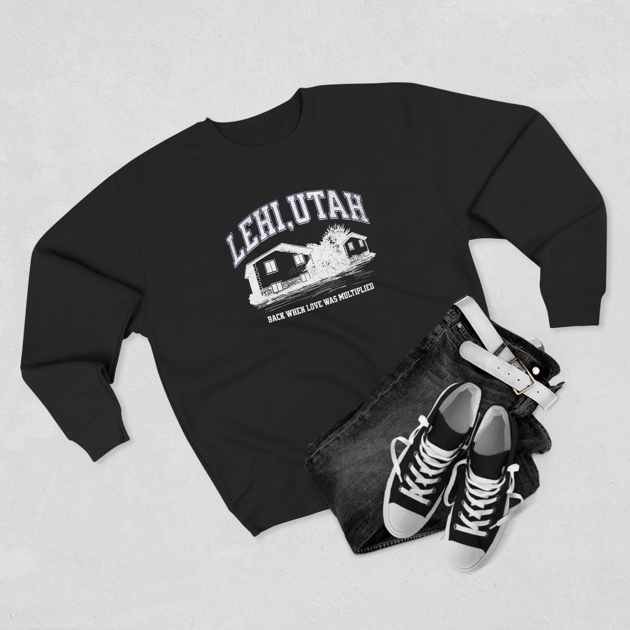 "Lehi, Utah" - Crewneck Sweatshirt