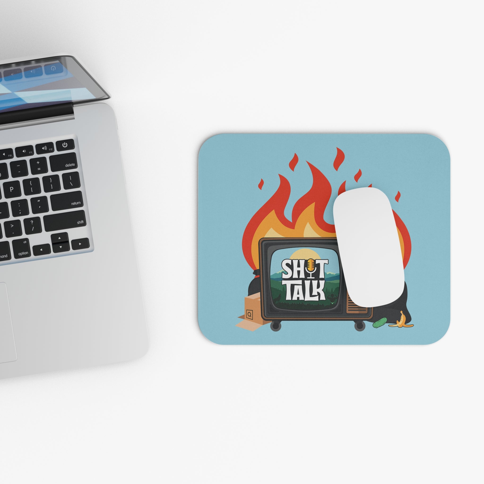 "Shit Talk" Official Logo -  Mouse Pad