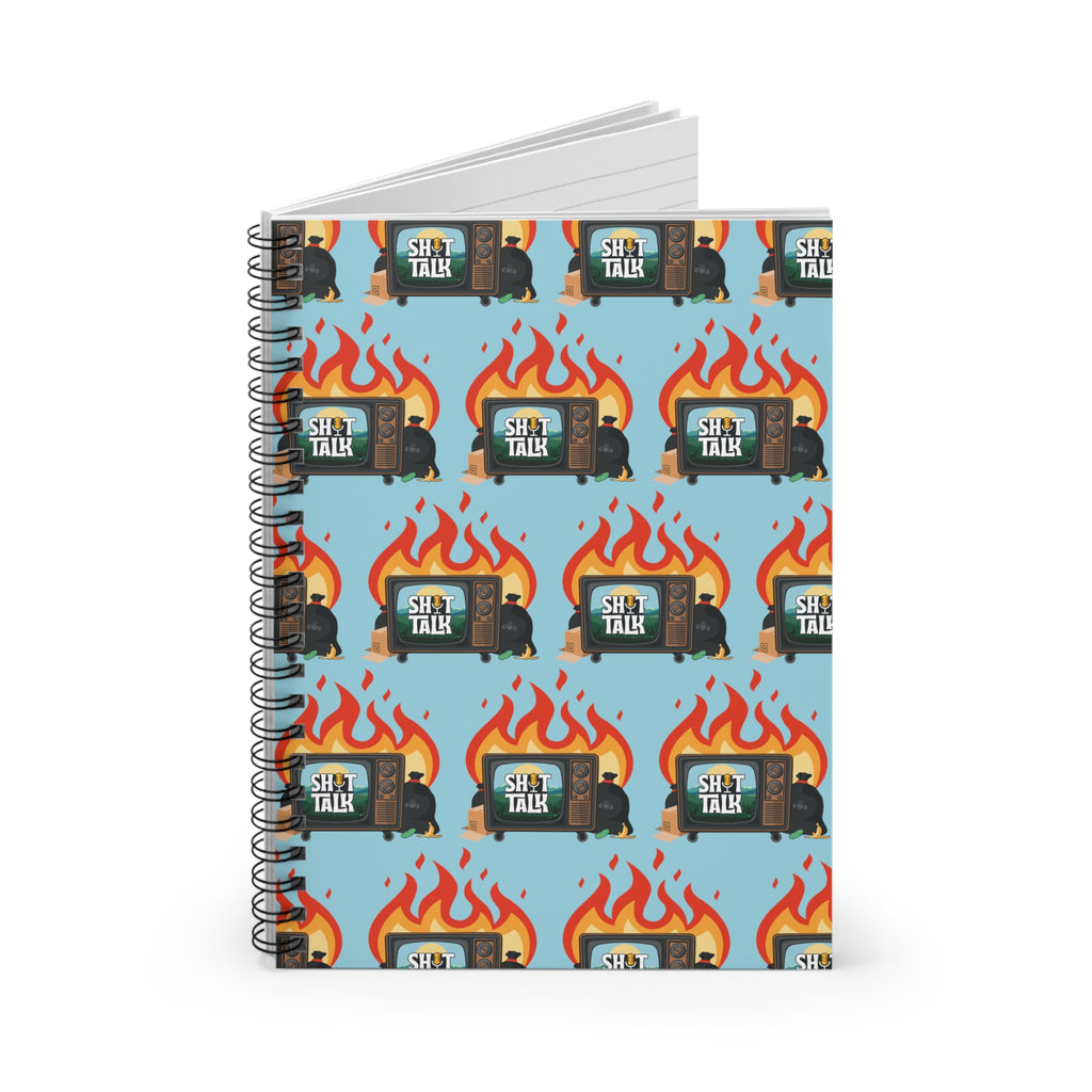 "Shit Talk" Official Logo - Small Spiral Notebook