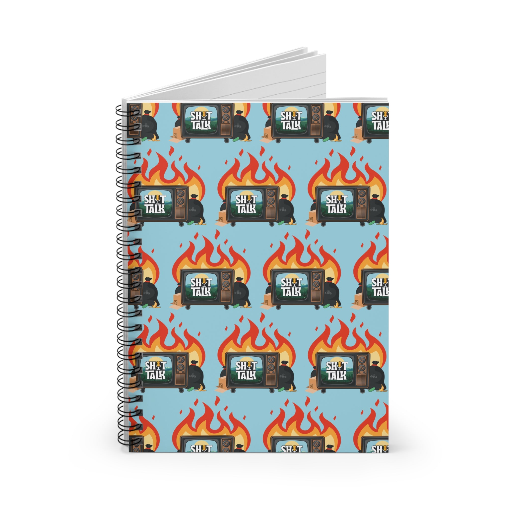 "Shit Talk" Official Logo - Small Spiral Notebook