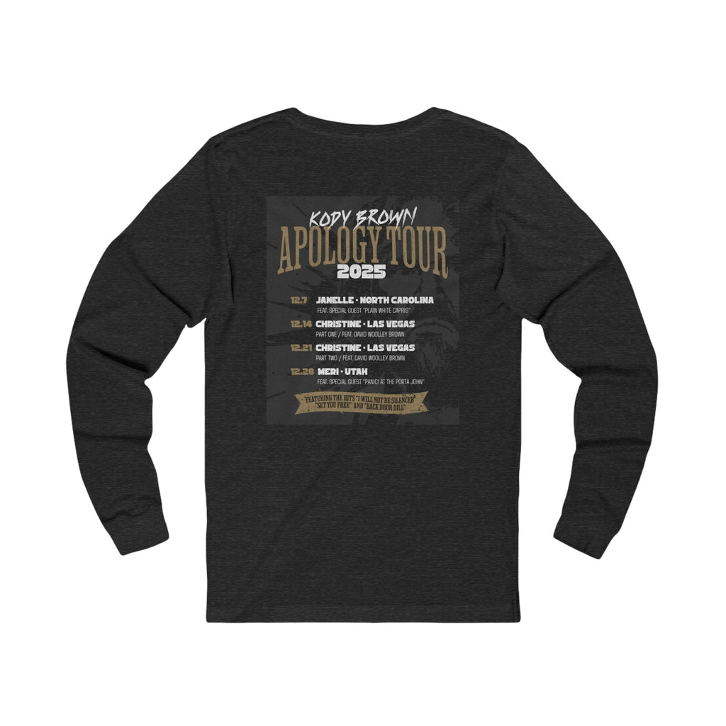 "Apology Tour 2025" - Unisex Long Sleeve Tee