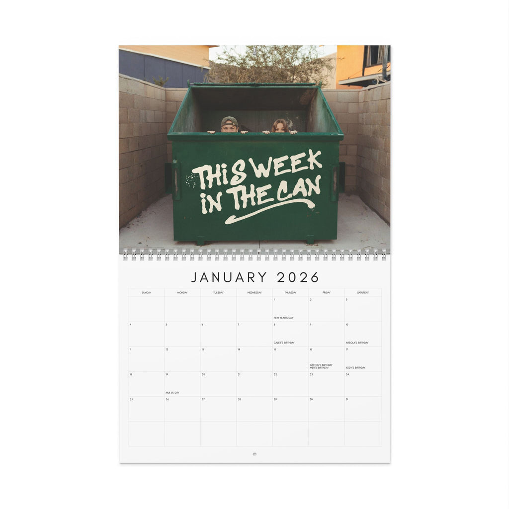 2026 Official "Shit Talk" Calendar