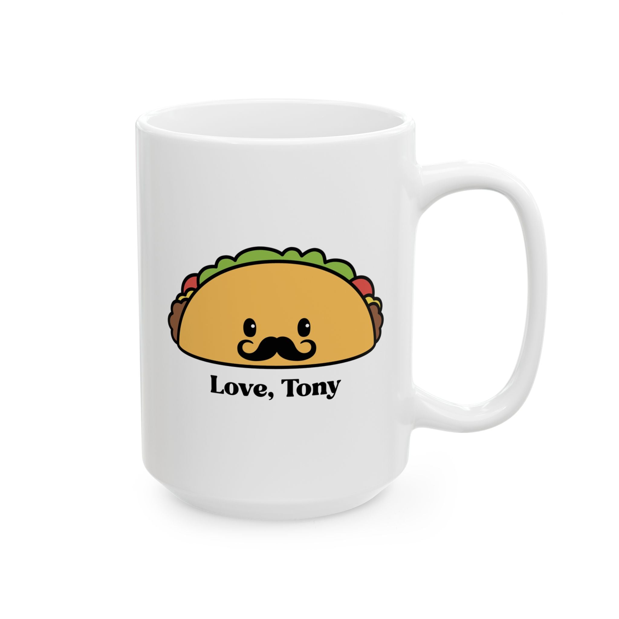 "Love, Tony" - Ceramic Coffee Mug