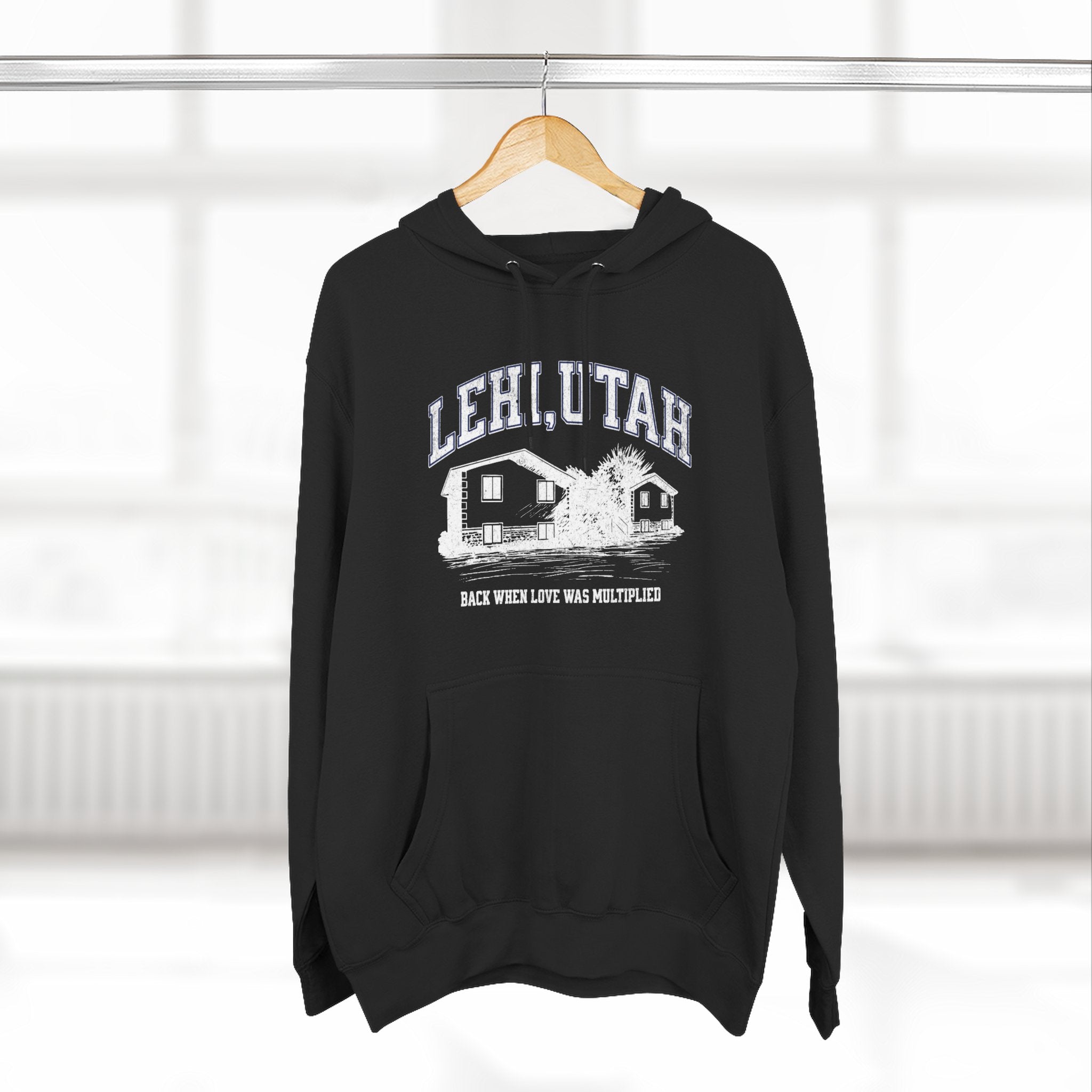 "Lehi, Utah" - Fleece Hoodie