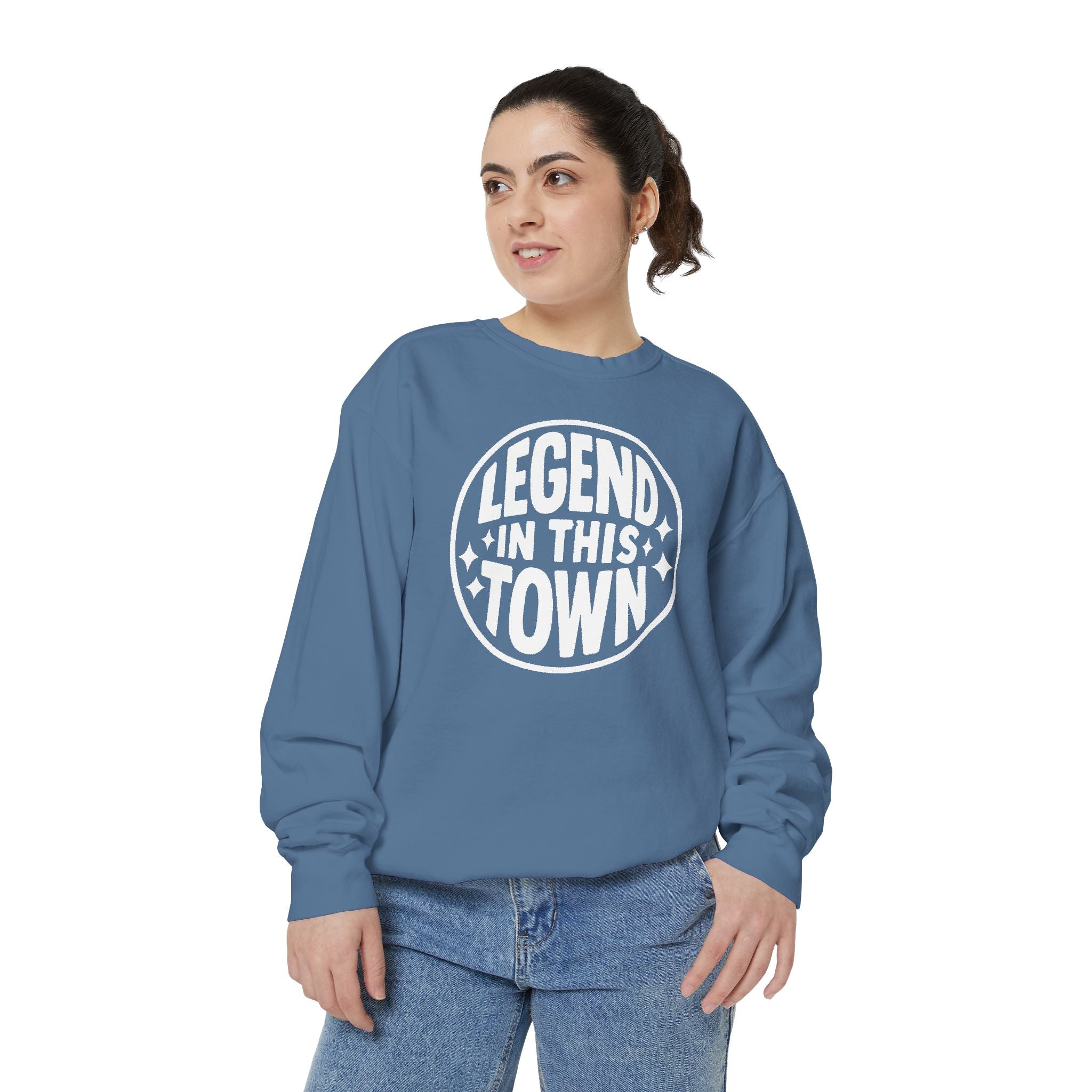 "Legend in this Town" Official Cozy Unisex Crewneck