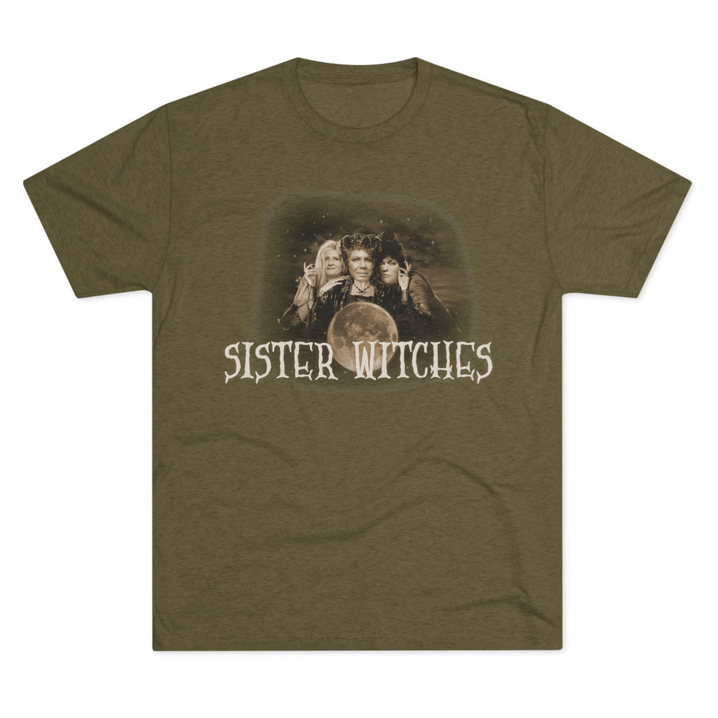 "Sister Witches" (Sepia) - Unisex Tri-Blend Crew Tee