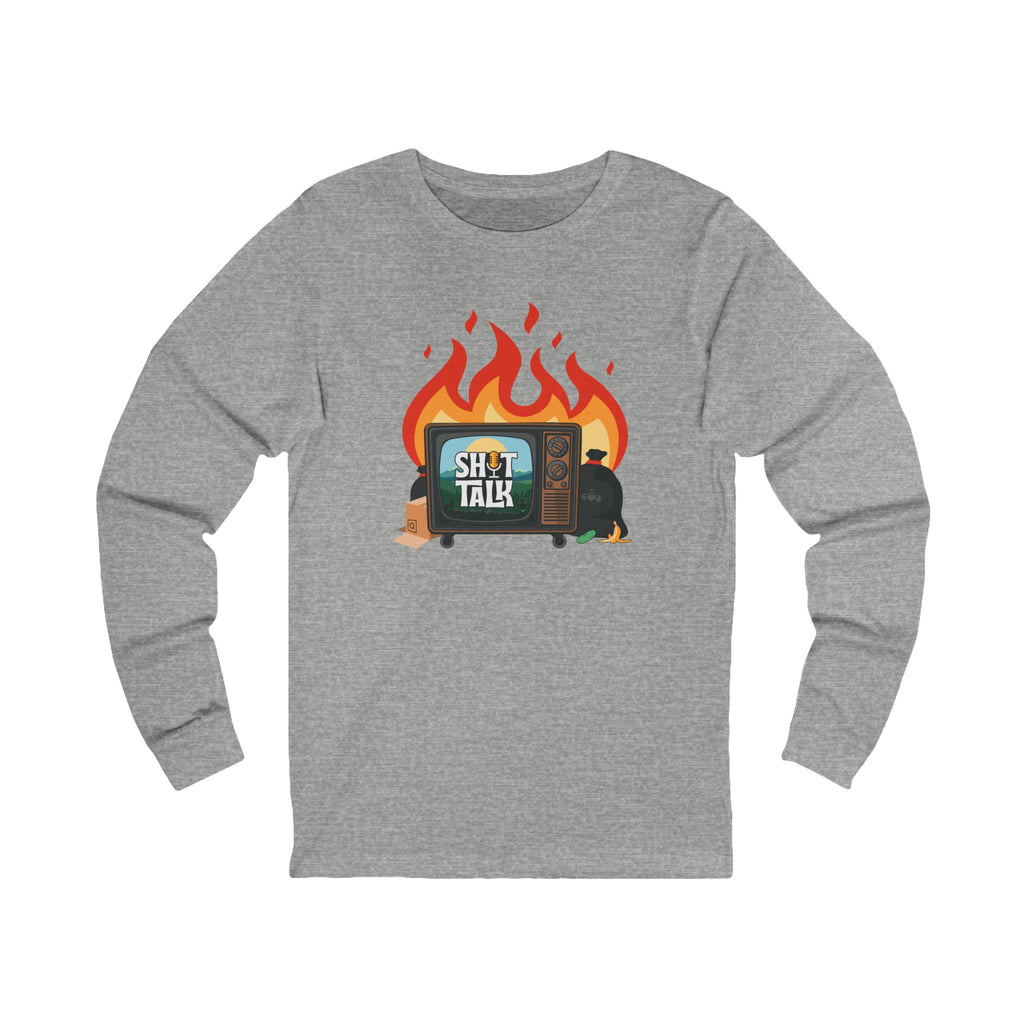 "Shit Talk" Official Logo - Unisex Long Sleeve Tee