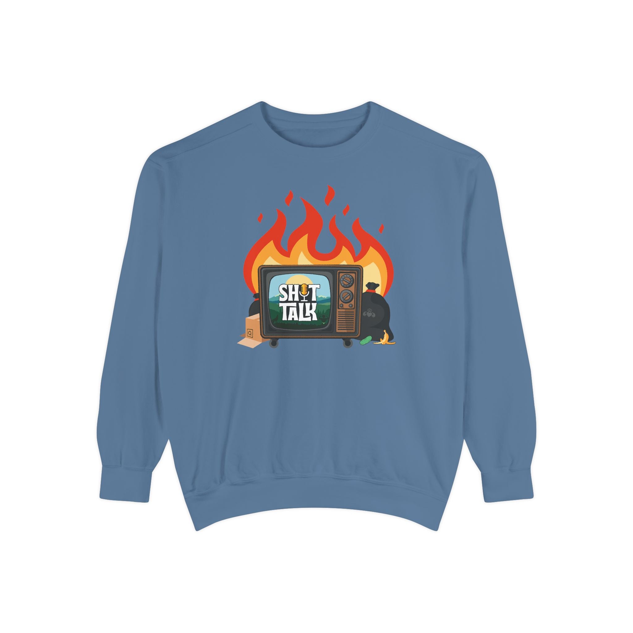 "Shit Talk" Official Cozy Unisex Crewneck