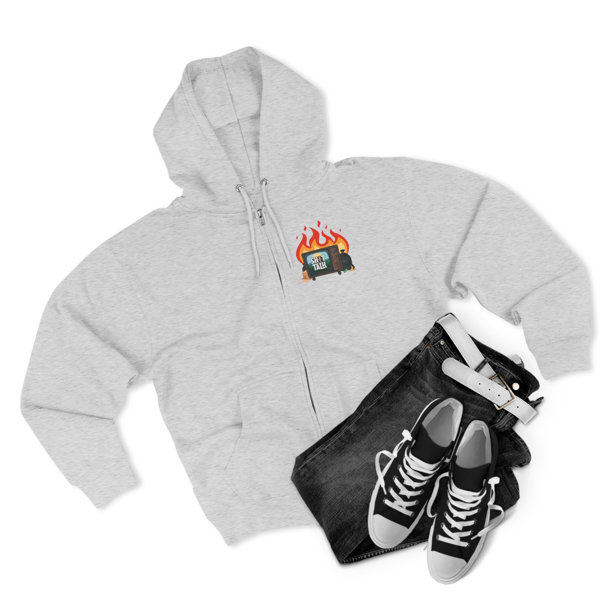 "Shit Talk" Official - Unisex Zip Hoodie