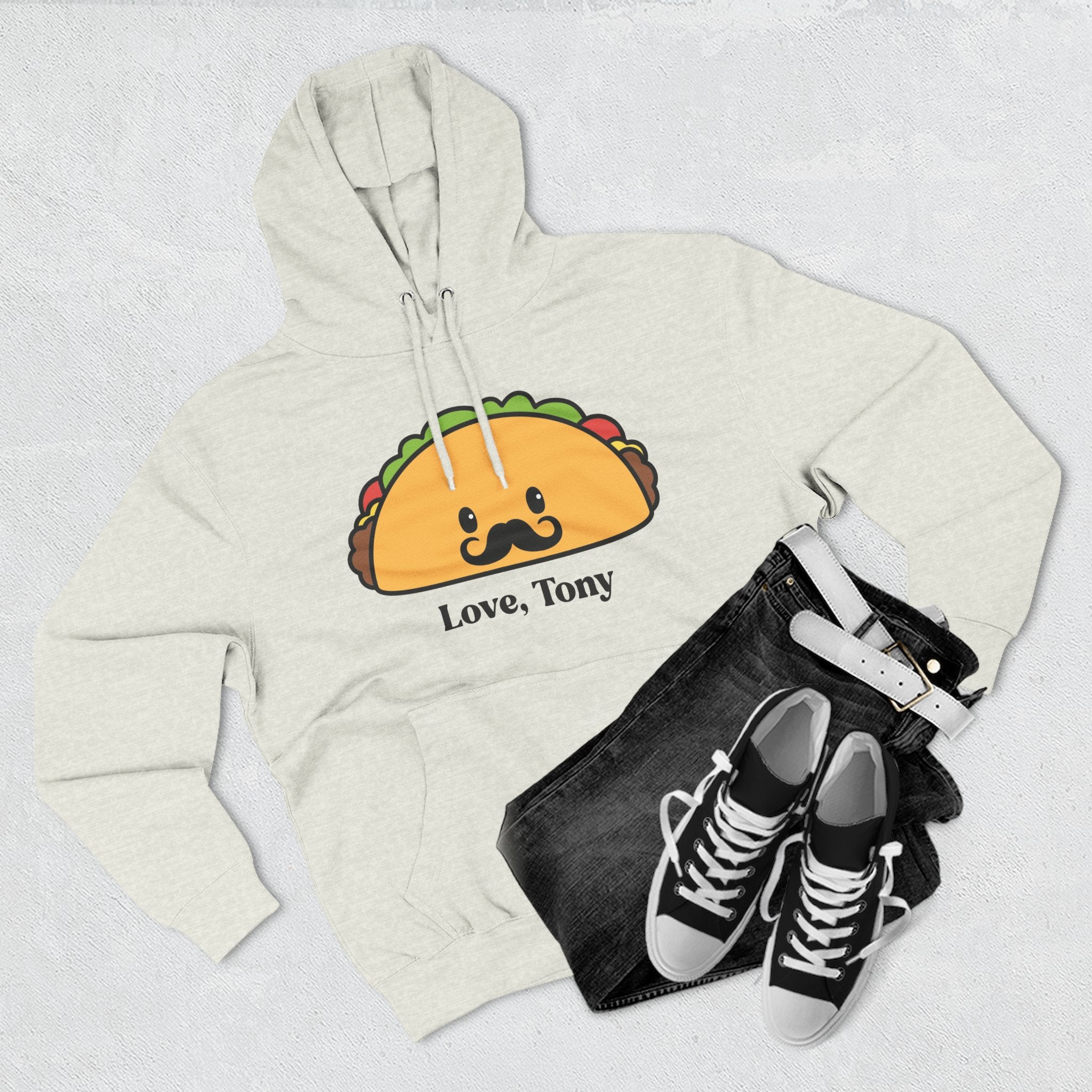 "Love, Tony" - Fleece Hoodie