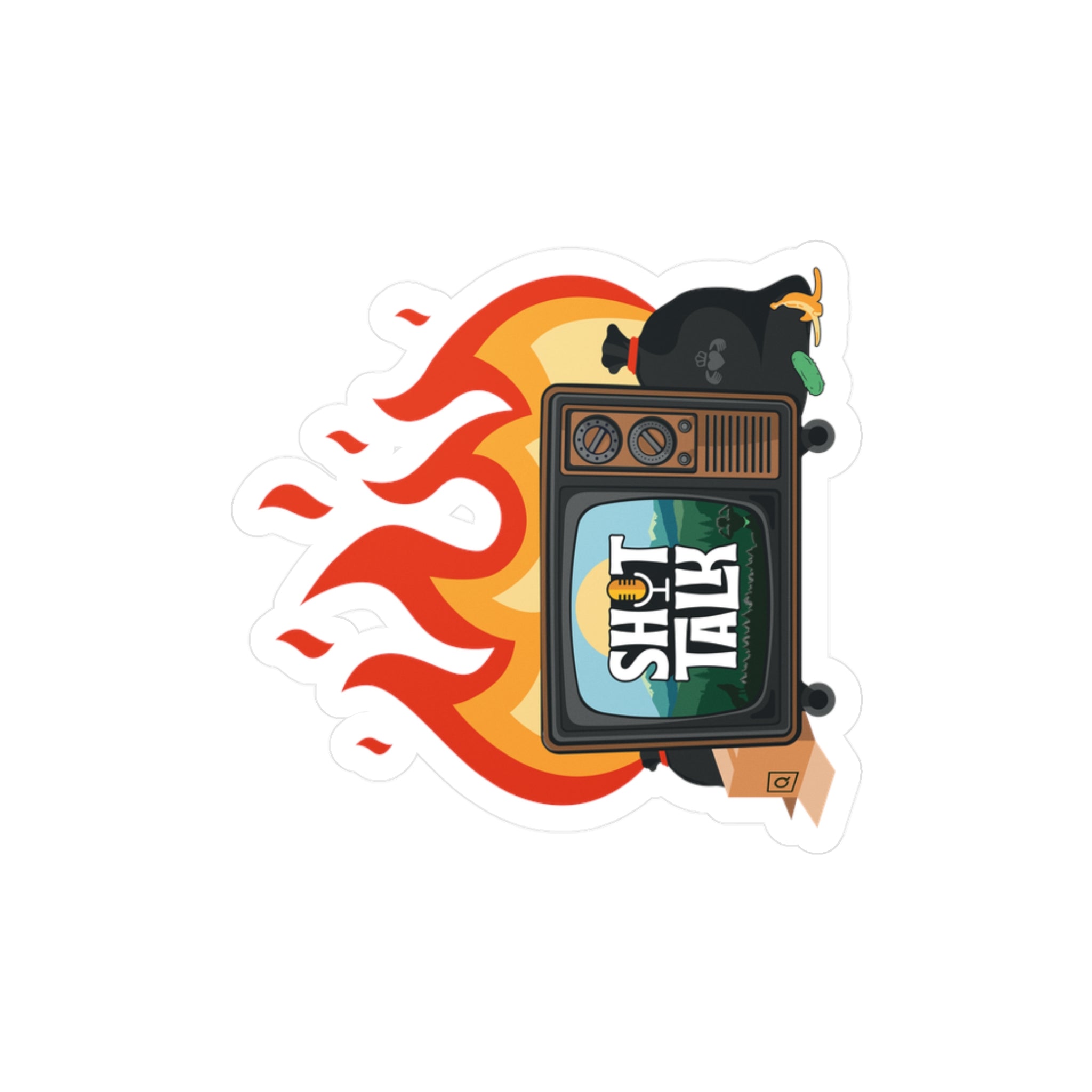 "Shit Talk" Official Logo -  Vinyl Decals