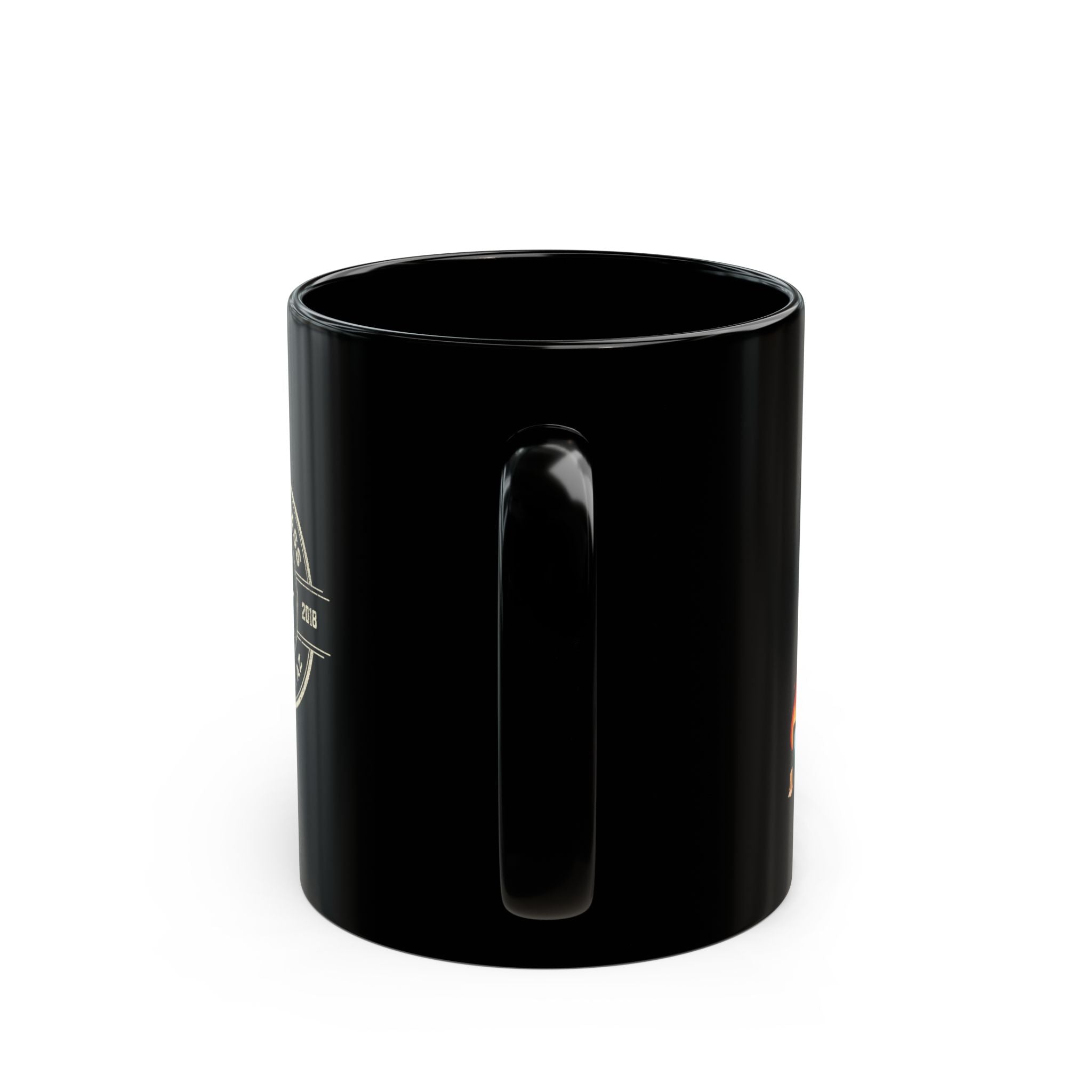 "Coyote Pass" Black Coffee Mug